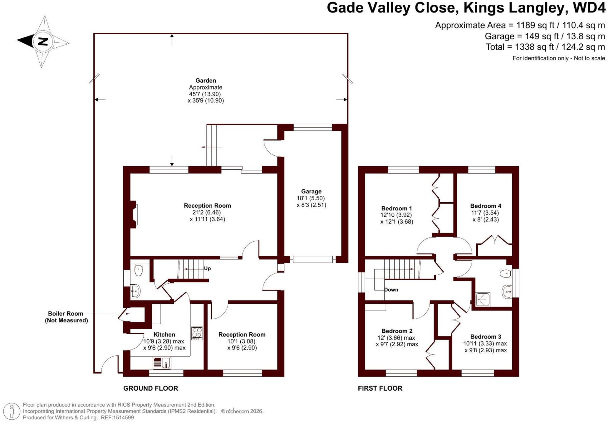 Gade Valley Close, Kings Langley, WD4 floorplan