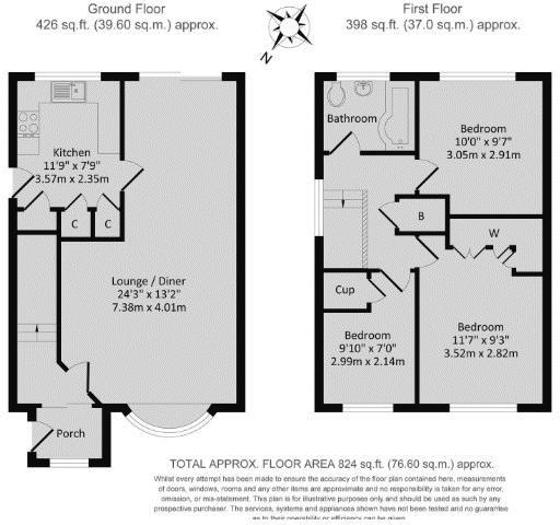 18, Meadow View, Banbury floorplan