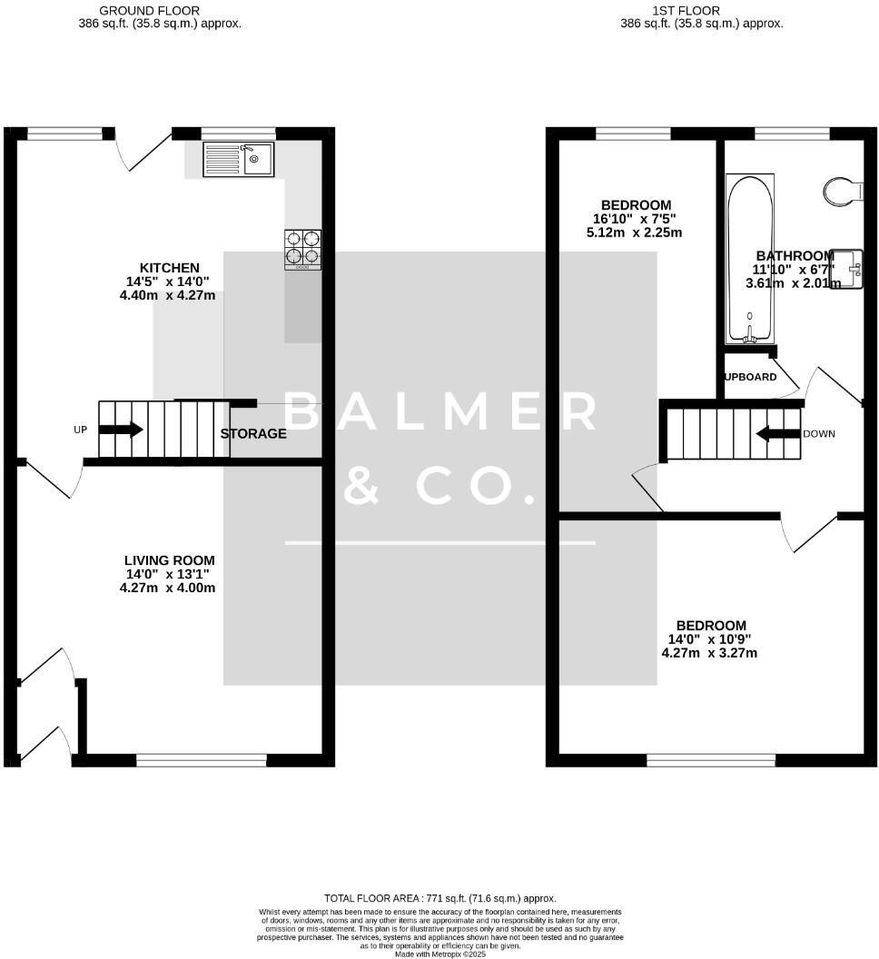 Kay Street, Atherton, M46 floorplan