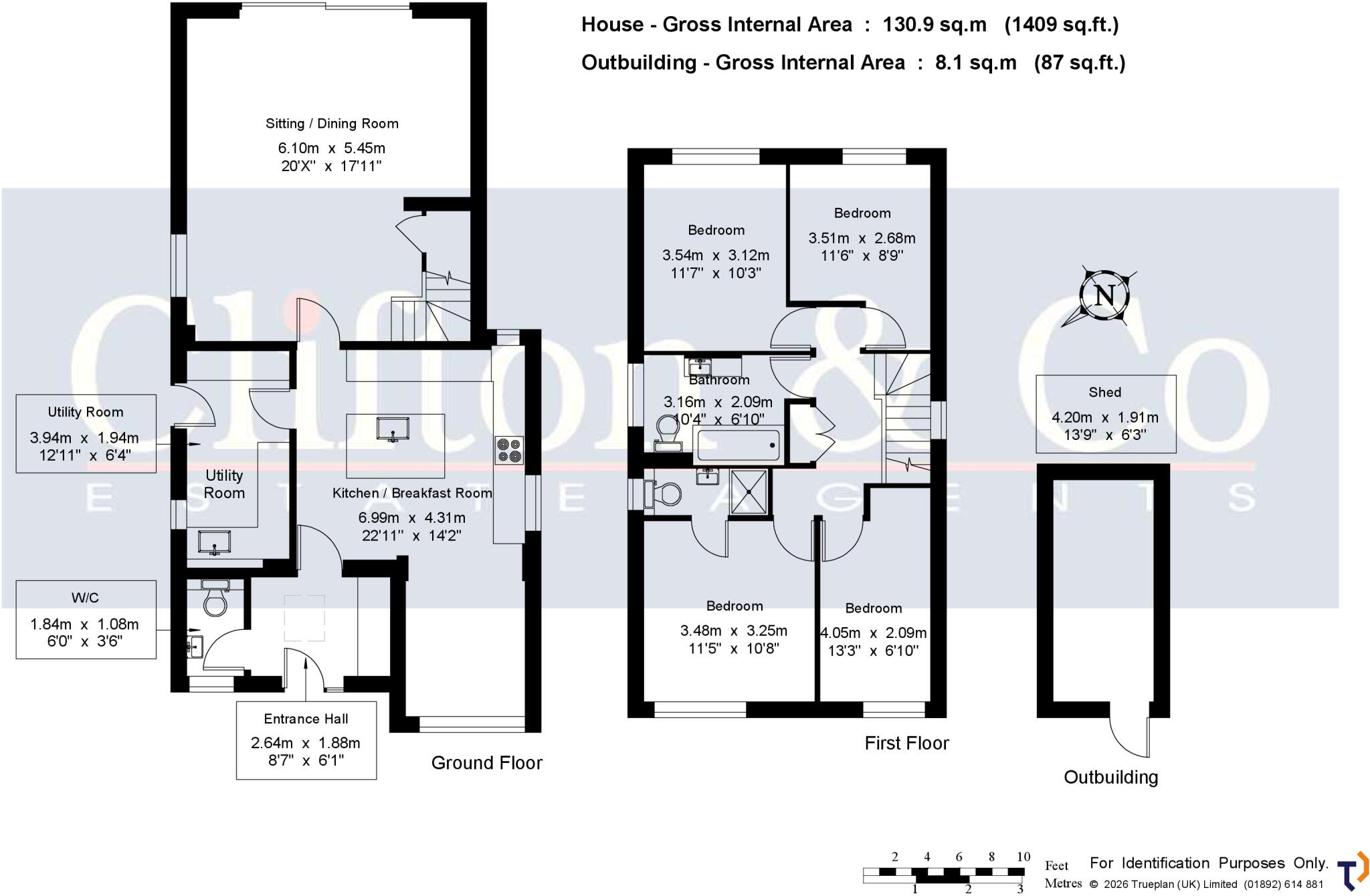 The Braes, Higham, Rochester, Kent, ME3 floorplan