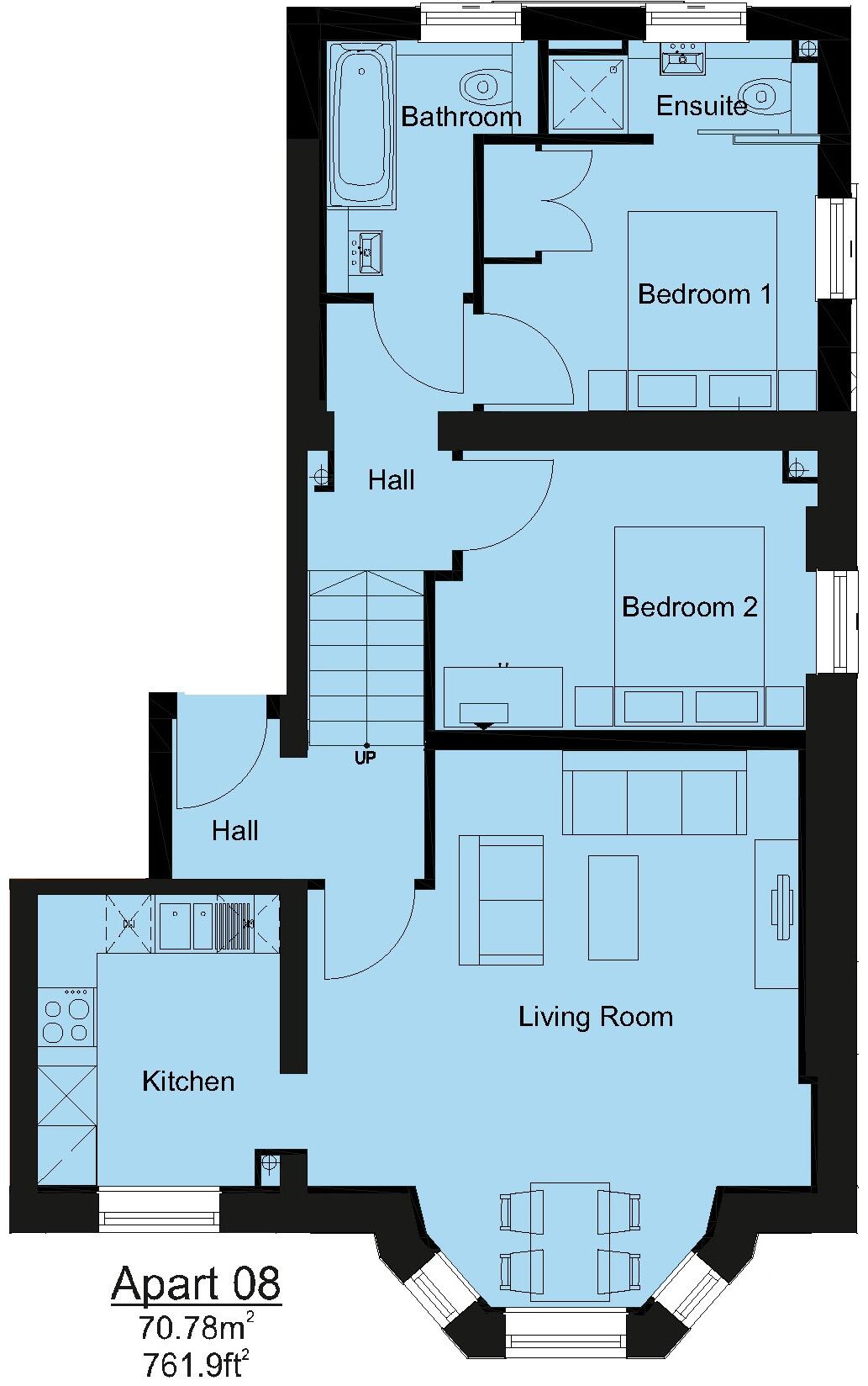 Avenue Elmers, Surbiton floorplan