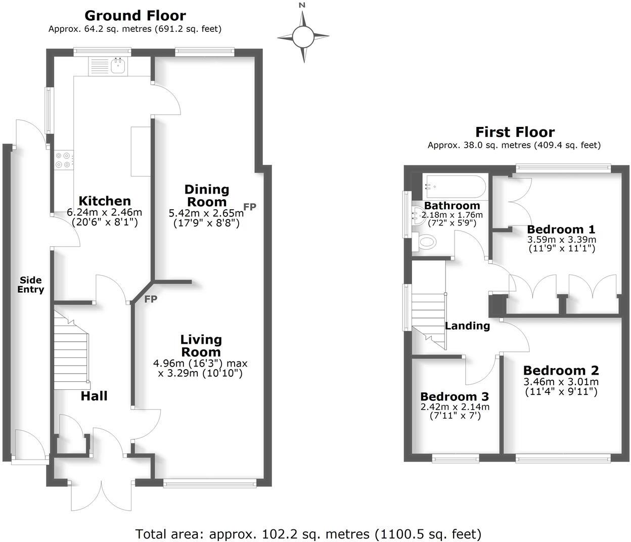 Coltbeck Avenue, Narborough. floorplan
