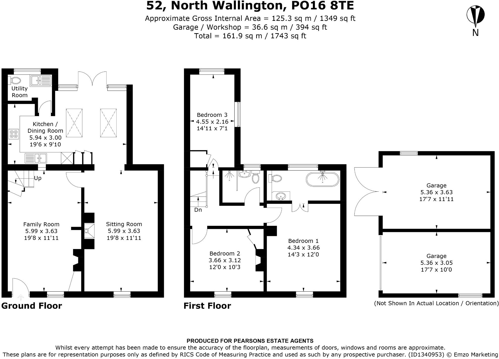 North Wallington, Wallington floorplan