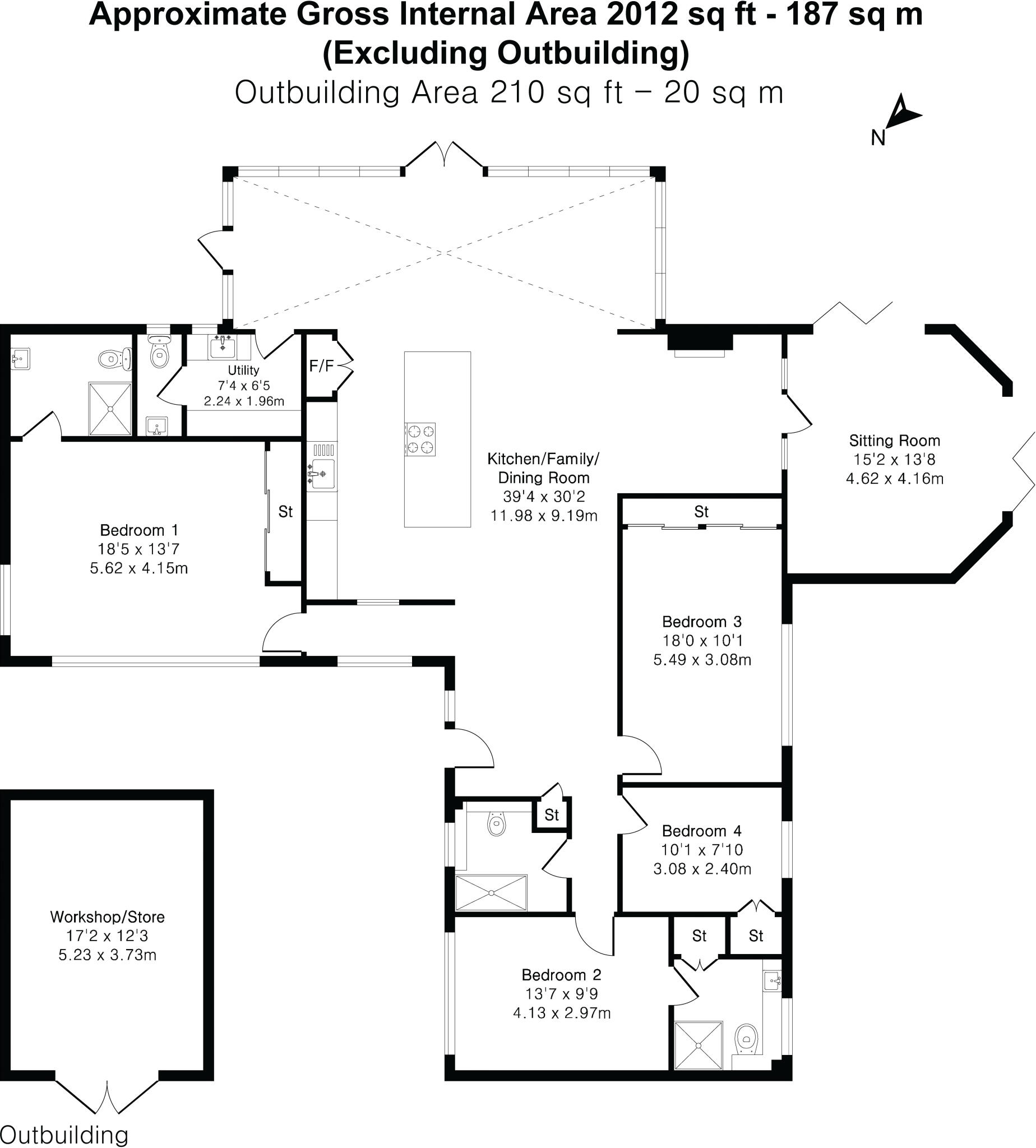 Lymington Bottom, Four Marks, Alton, Hampshire floorplan