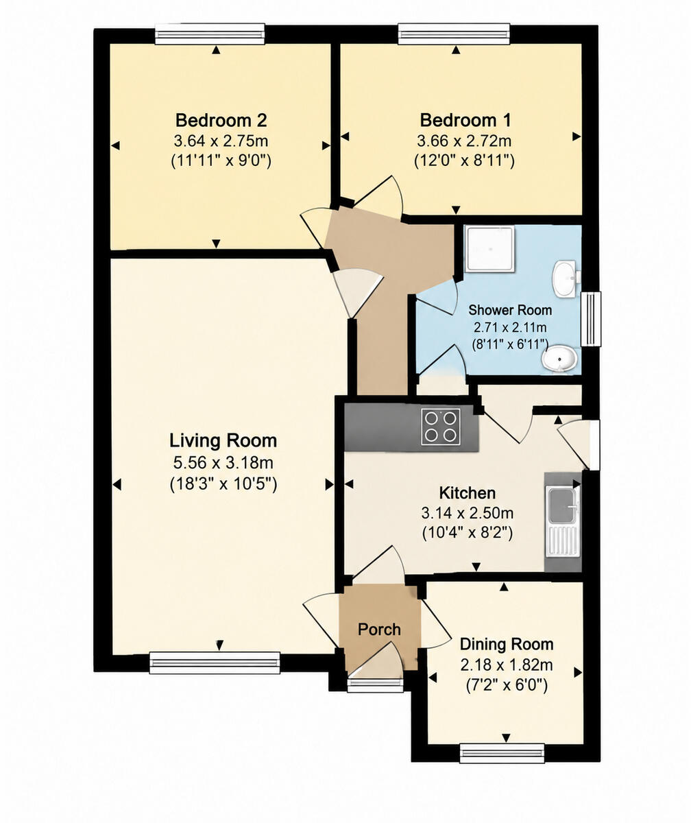 Horner Close, Lincoln floorplan