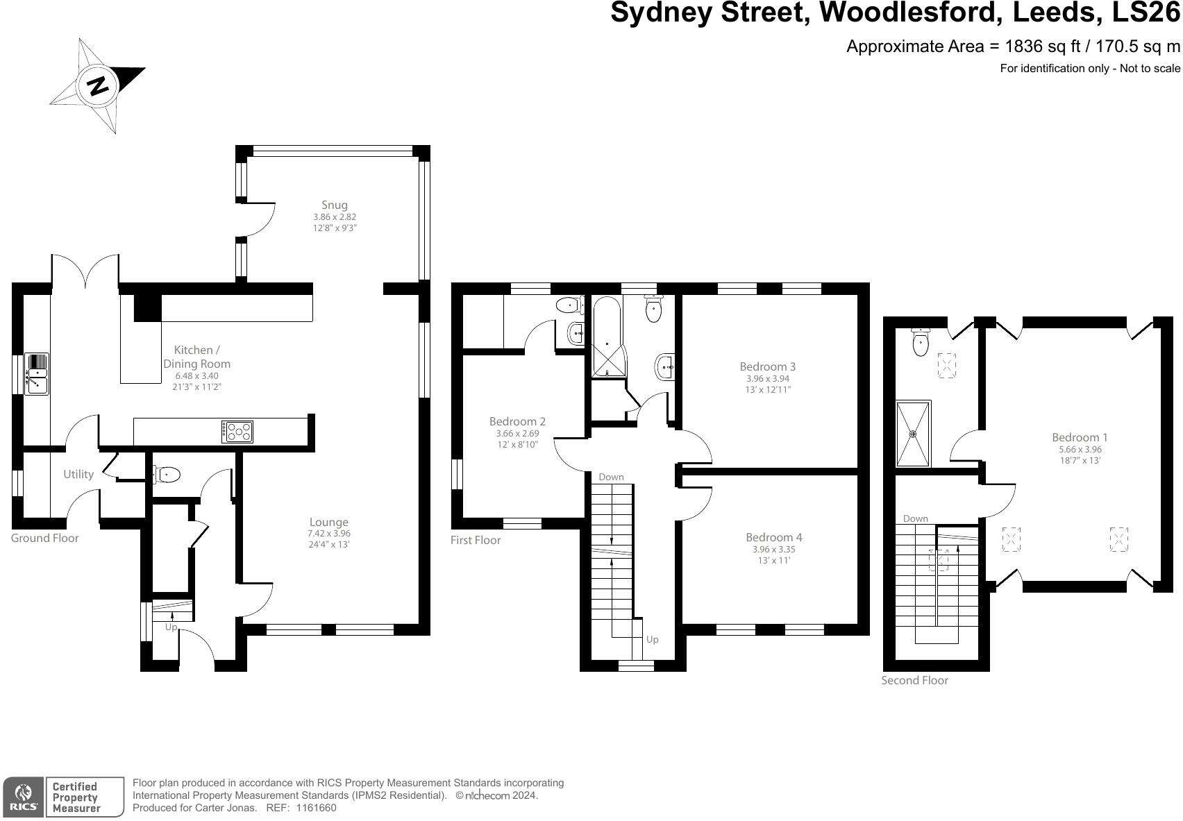 Sydney Street, Woodlesford, Leeds, West Yorkshire, LS26 floorplan