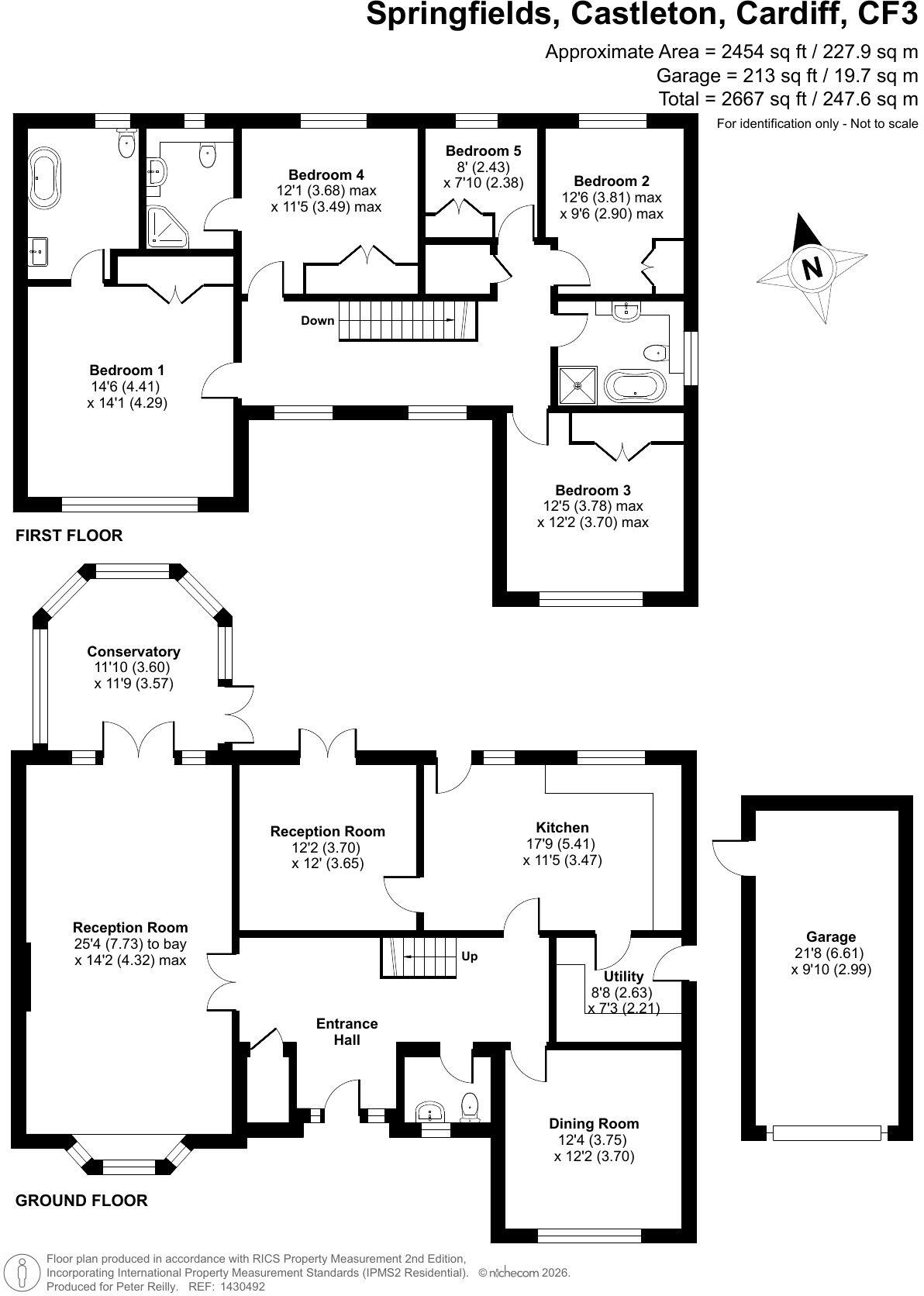 Springfields, Castleton, Cardiff, CF3 2LG floorplan