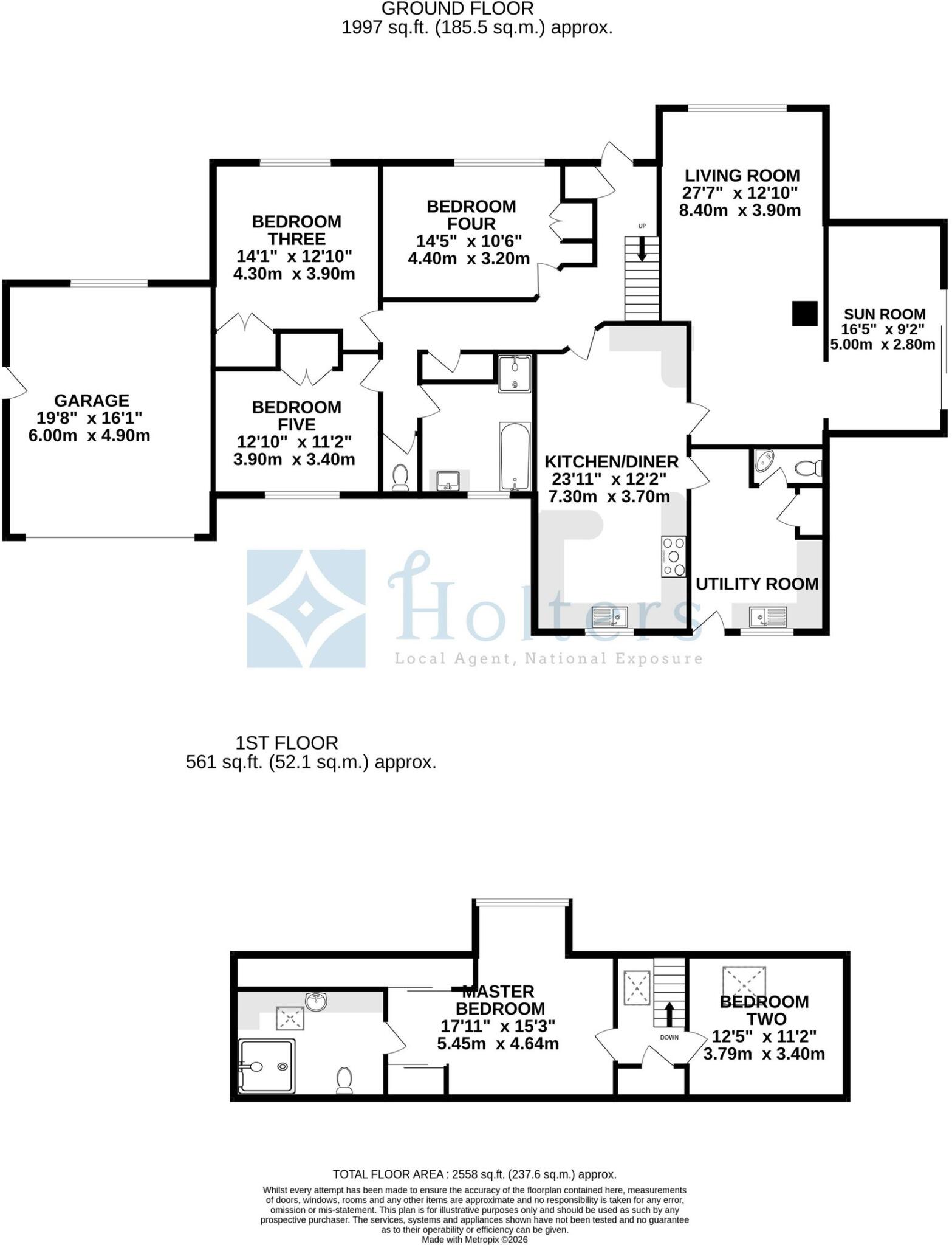 Felindre, Llanidloes, SY18 floorplan