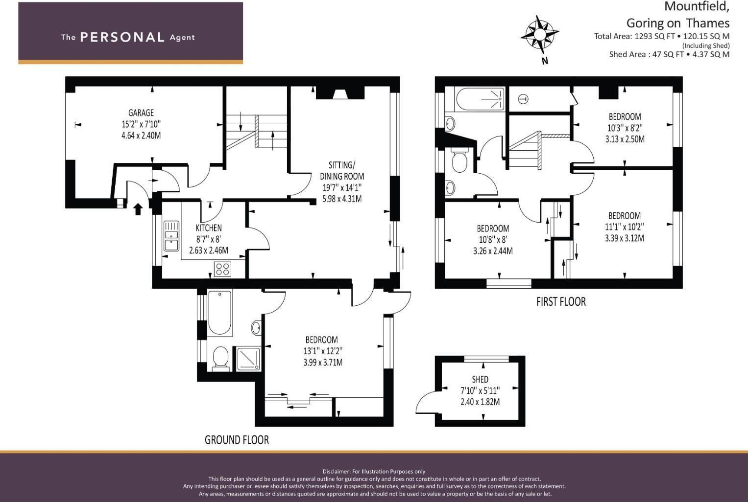 Mountfield, Goring on Thames floorplan
