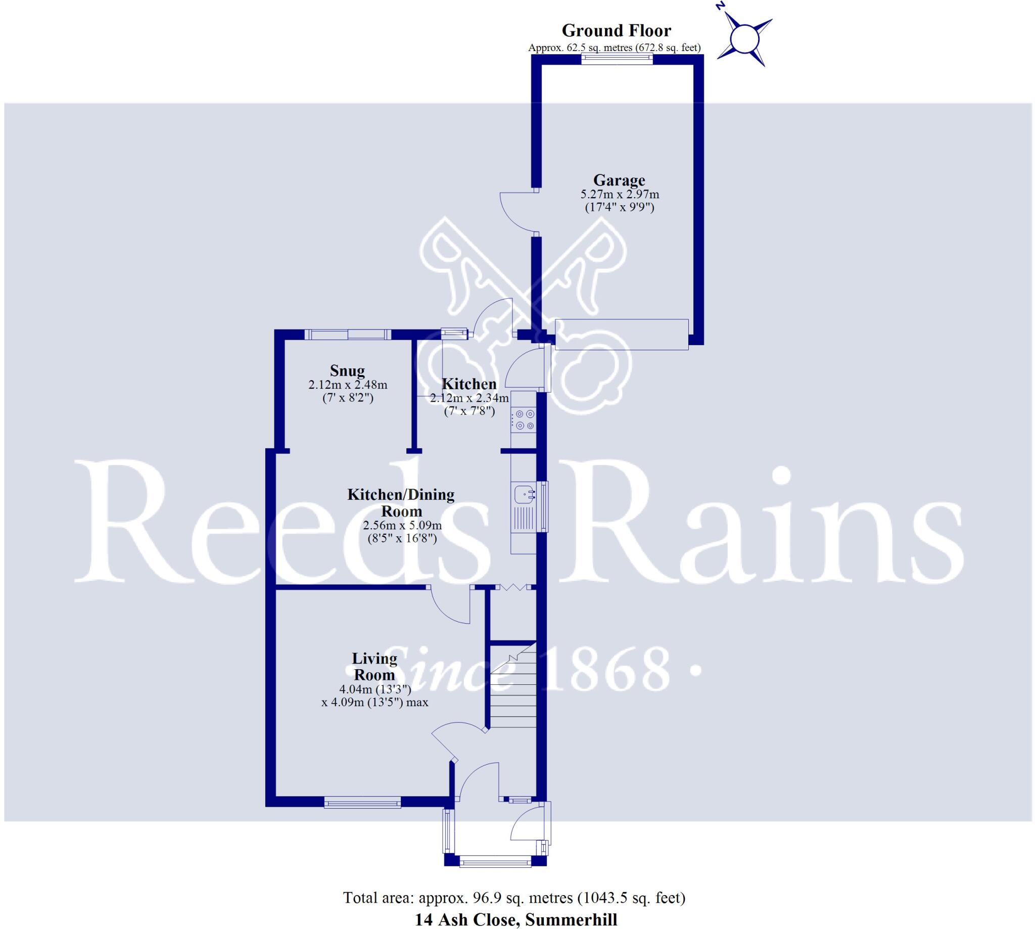 Ash Close, Summerhill, Wrexham, LL11 floorplan