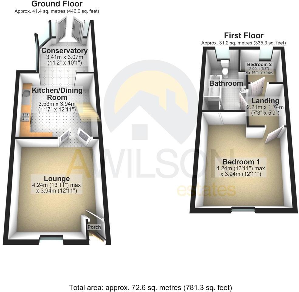 Clive Street, Ashton-Under-Lyne floorplan