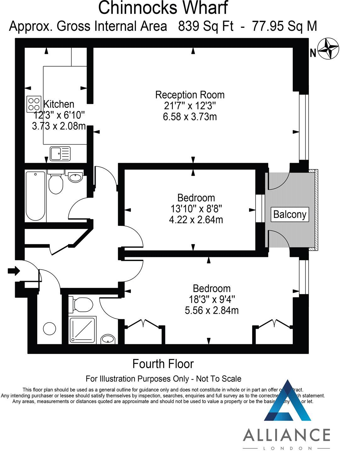 Narrow Street, London, E14 floorplan