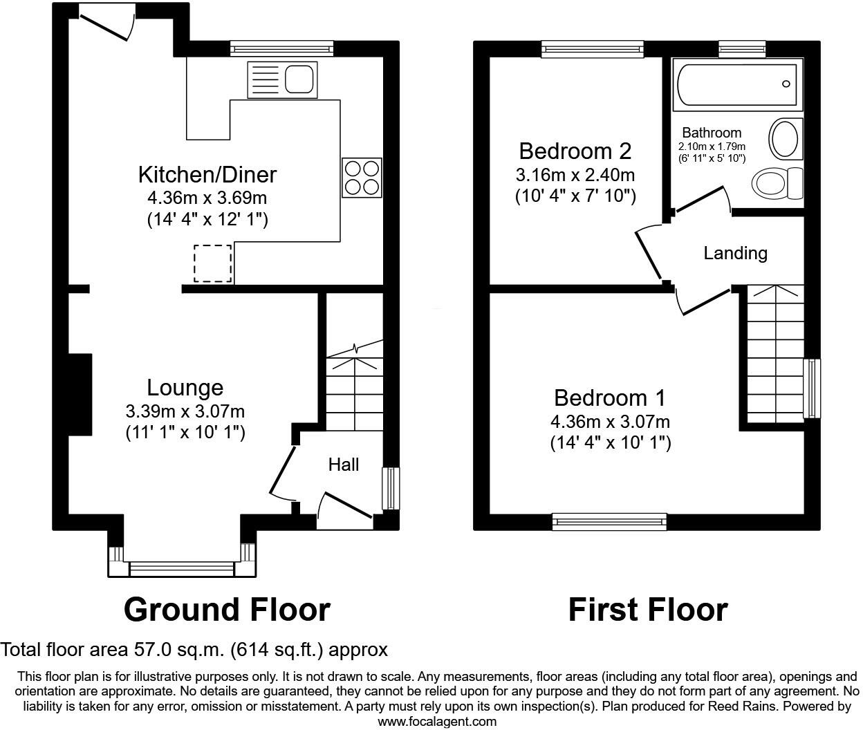 Aldwyn Park Road, Audenshaw, Manchester, Greater Manchester, M34 floorplan
