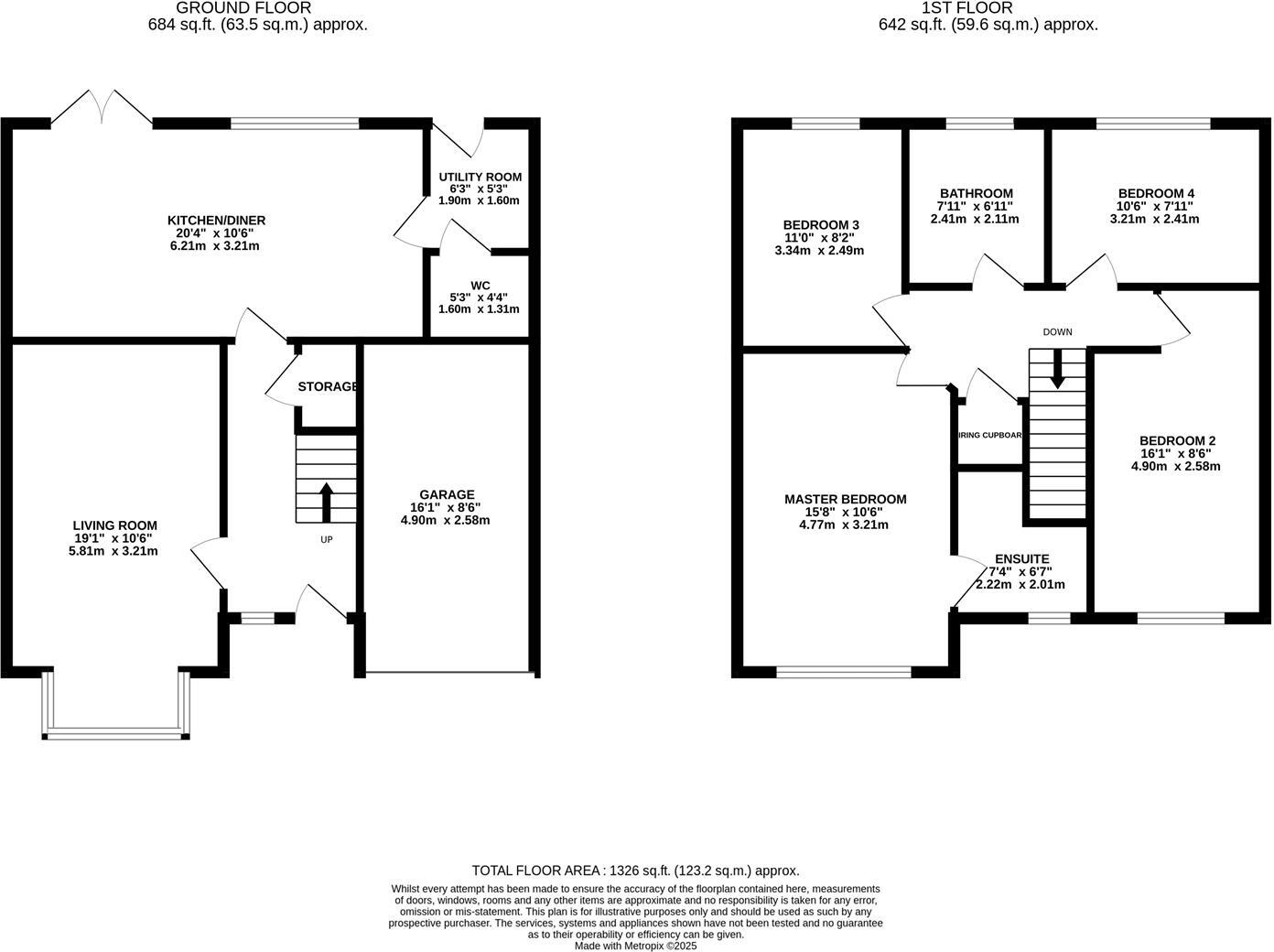Irelands Croft Close, Sandbach floorplan
