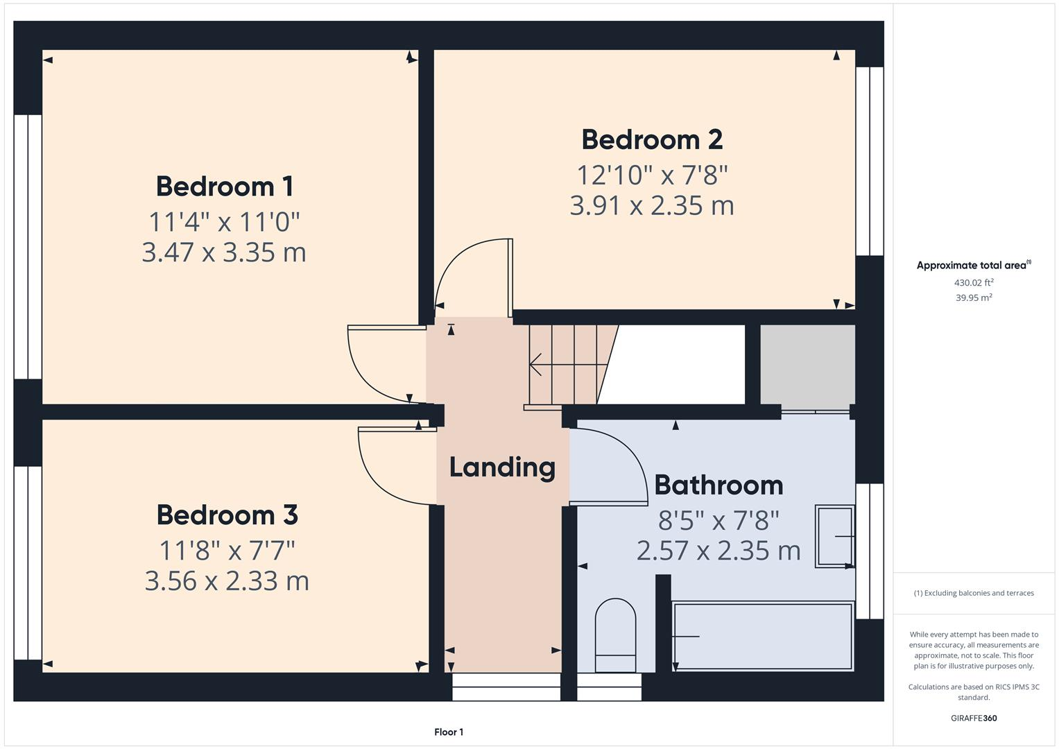 Compton Close, Kinver floorplan