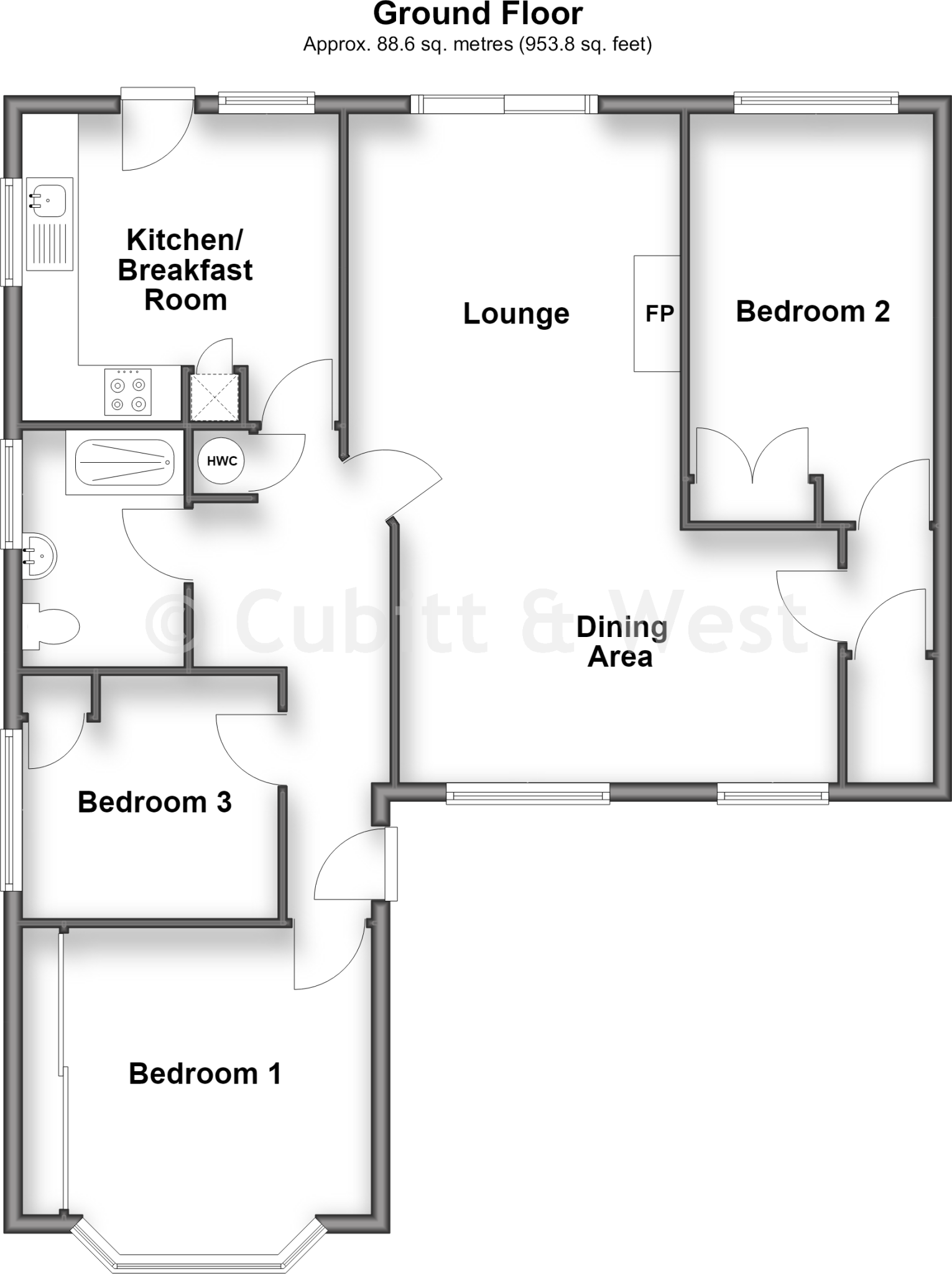 High Street, Dormansland, Surrey floorplan