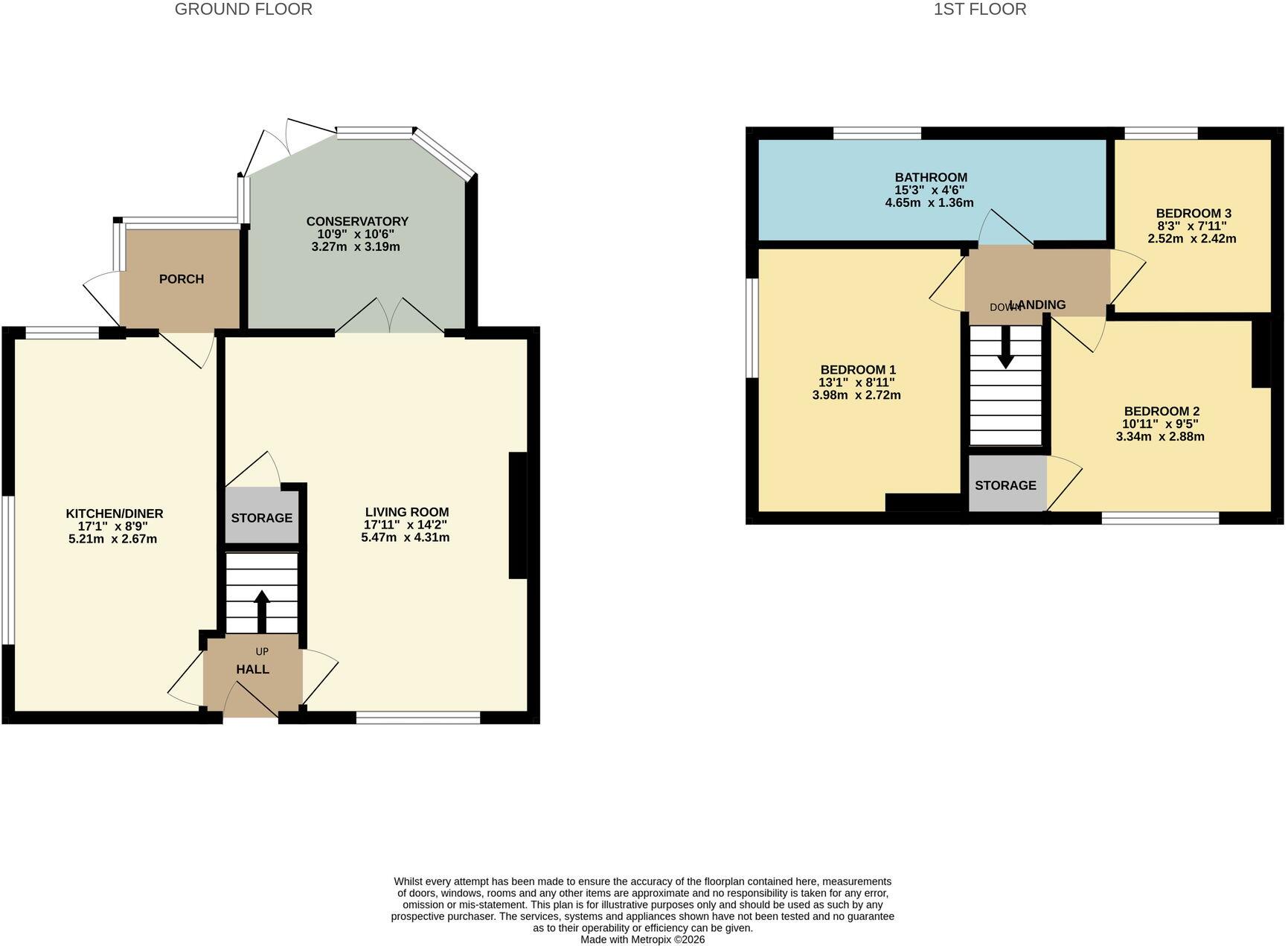 Fourth Avenue, Edwinstowe, NG21 floorplan