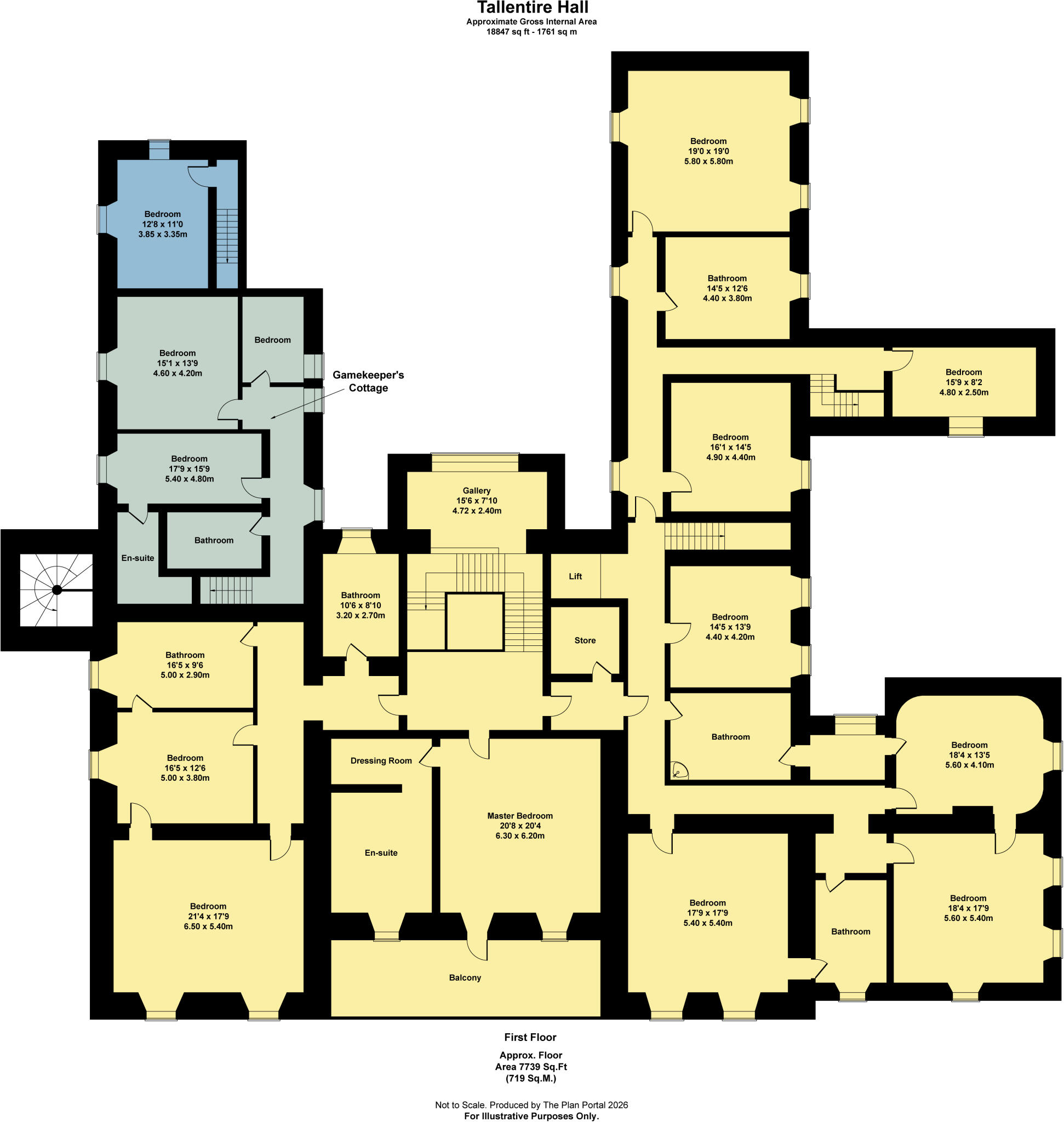 Tallentire Hall, Tallentire, Cockermouth, Cumbria, CA13 0PR floorplan