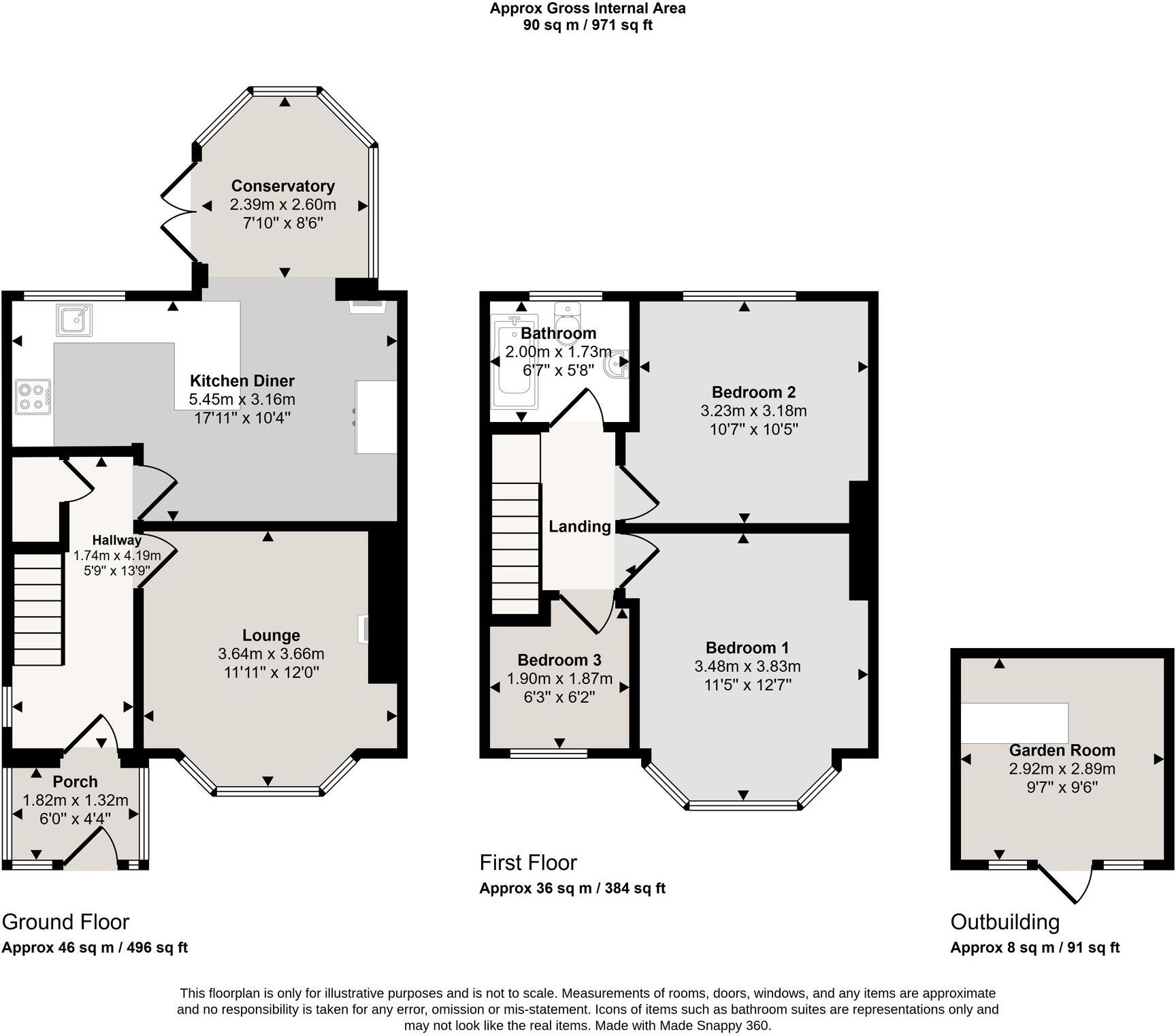 Carlton Way, Glazebrook, WA3 floorplan