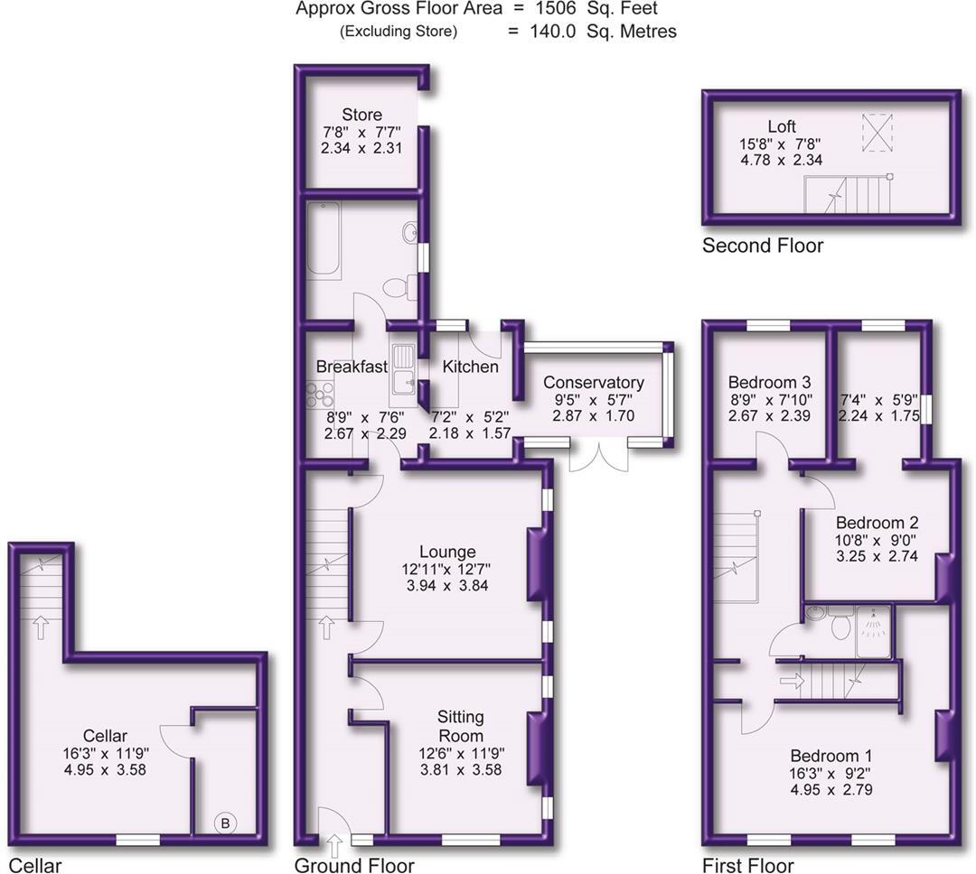 Glebelands Road, Sale floorplan