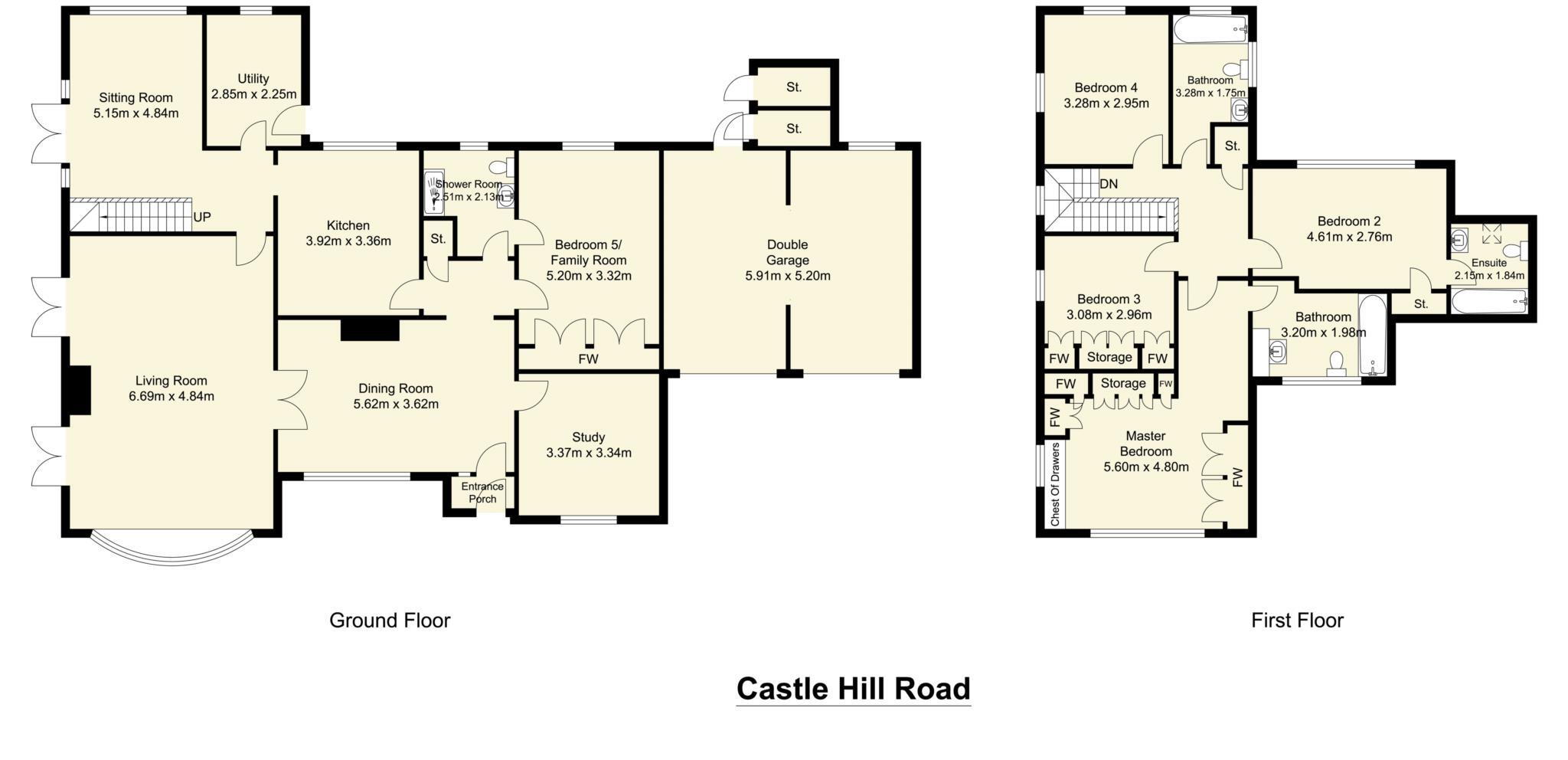 4, Castle Hill Road, Gomersal floorplan