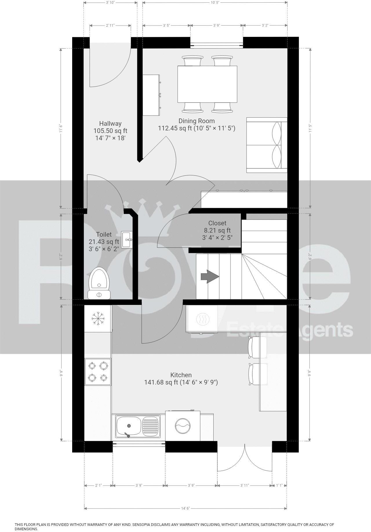 No. 15, Elmslie Gardens, Blackpool, Lancs FY3 9FY floorplan
