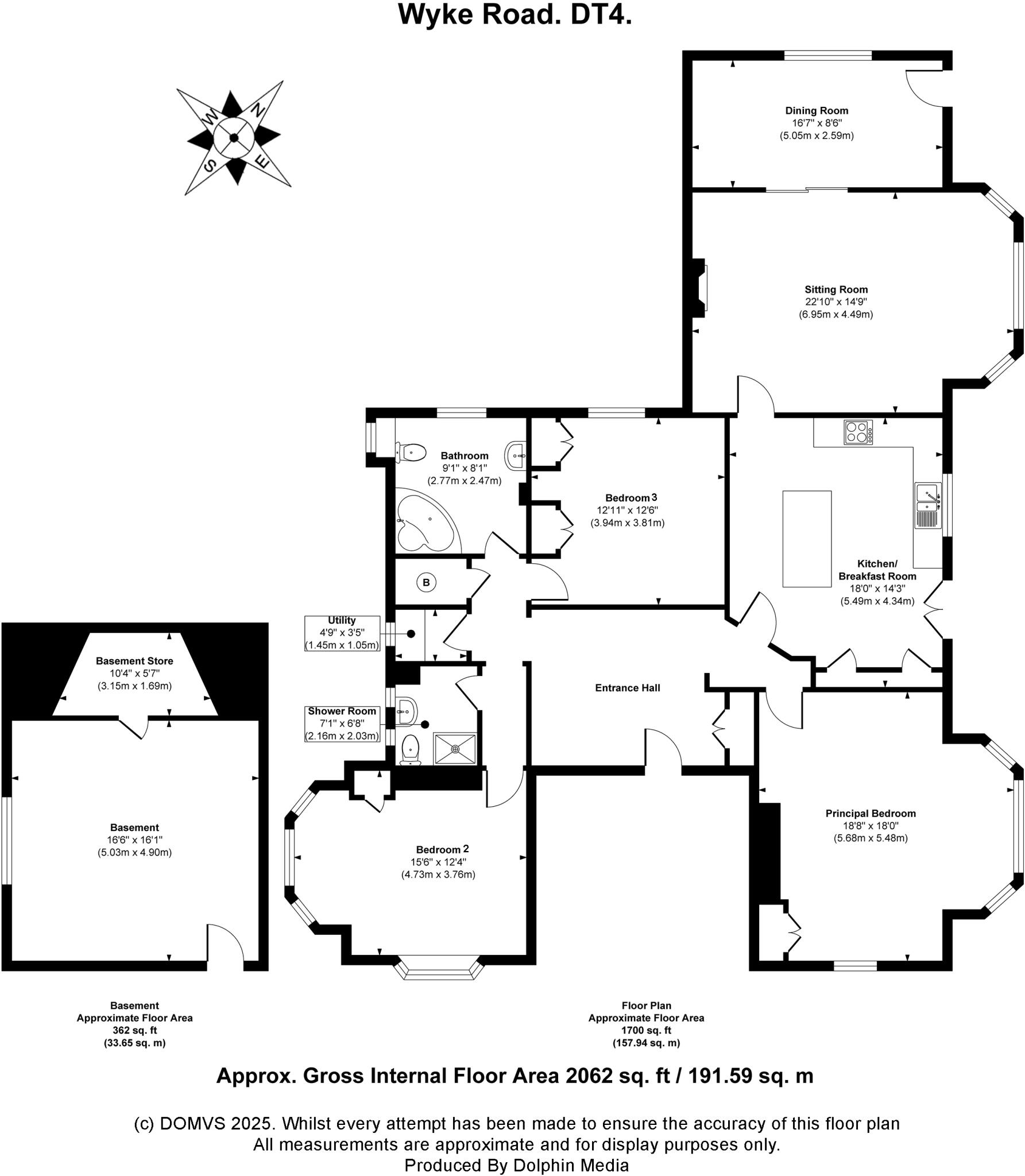 Weymouth, Dorset floorplan