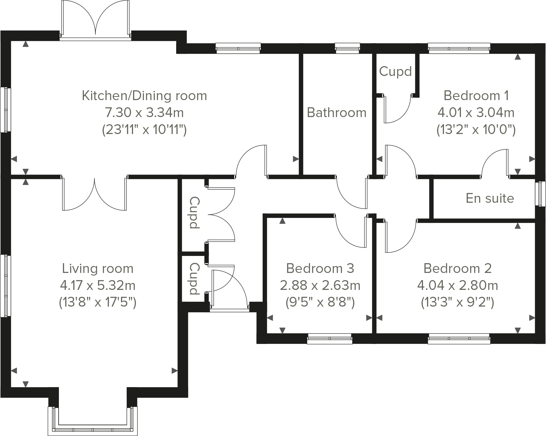 Jervis Close, 
Eye, 
IP23 7FD floorplan