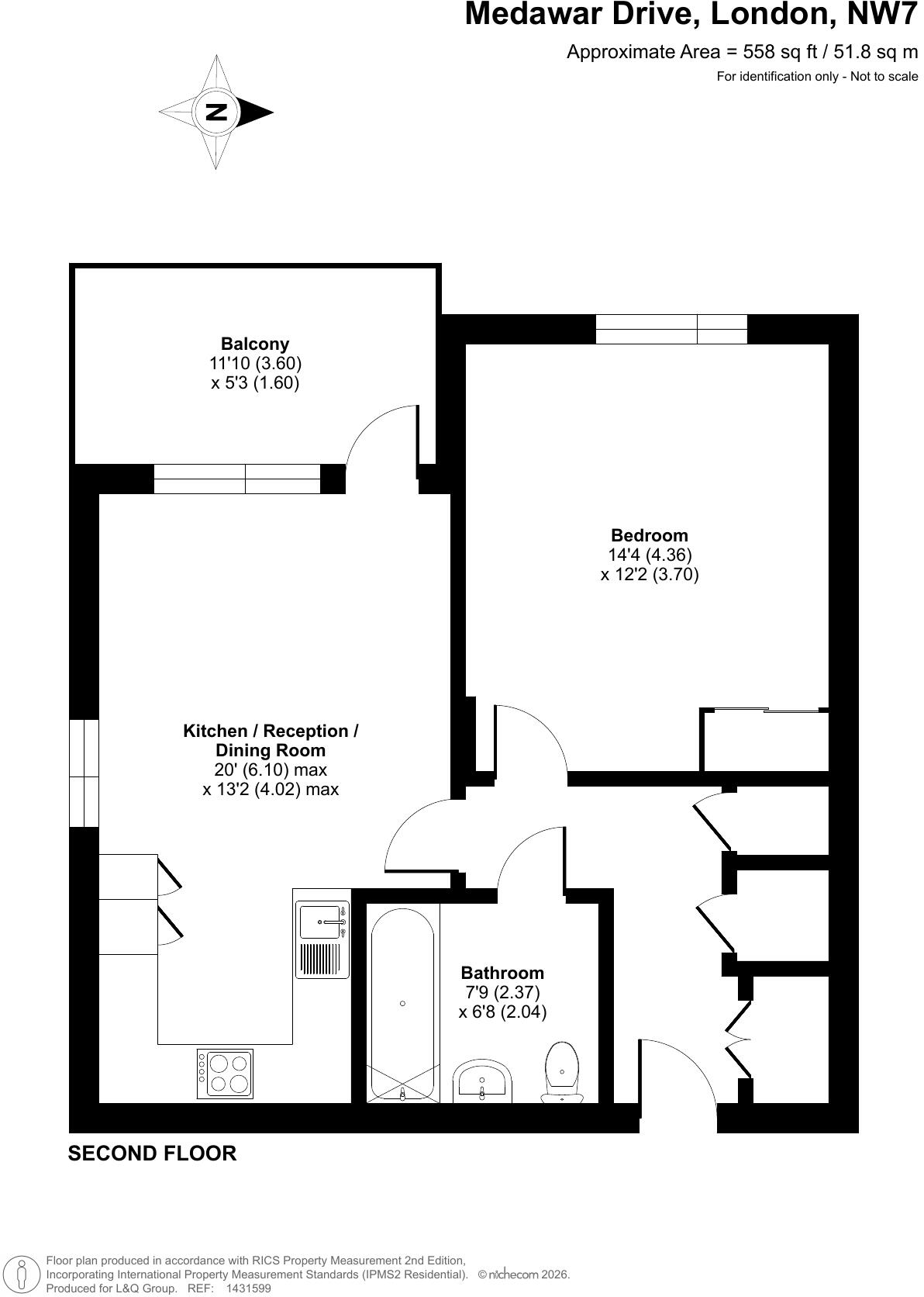 Laidlaw House, Medawar Drive, London, NW7 1SS floorplan