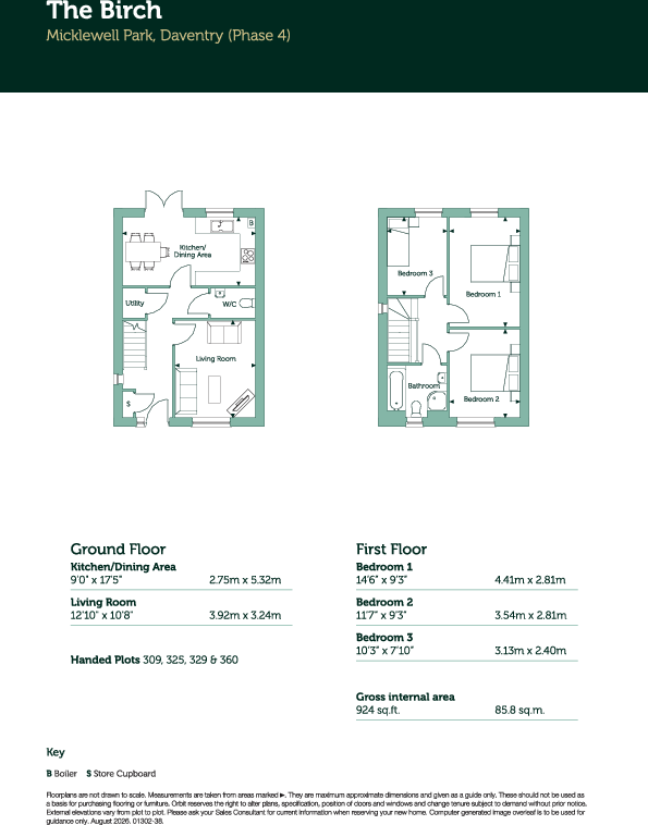 Ashby Road,
Daventry,
NN11 8JZ floorplan