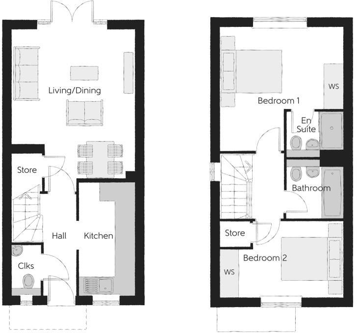 Plot 88 - The Potter, Darwin's Edge, Hereford Road, Shrewsbury, SY3 9NB floorplan