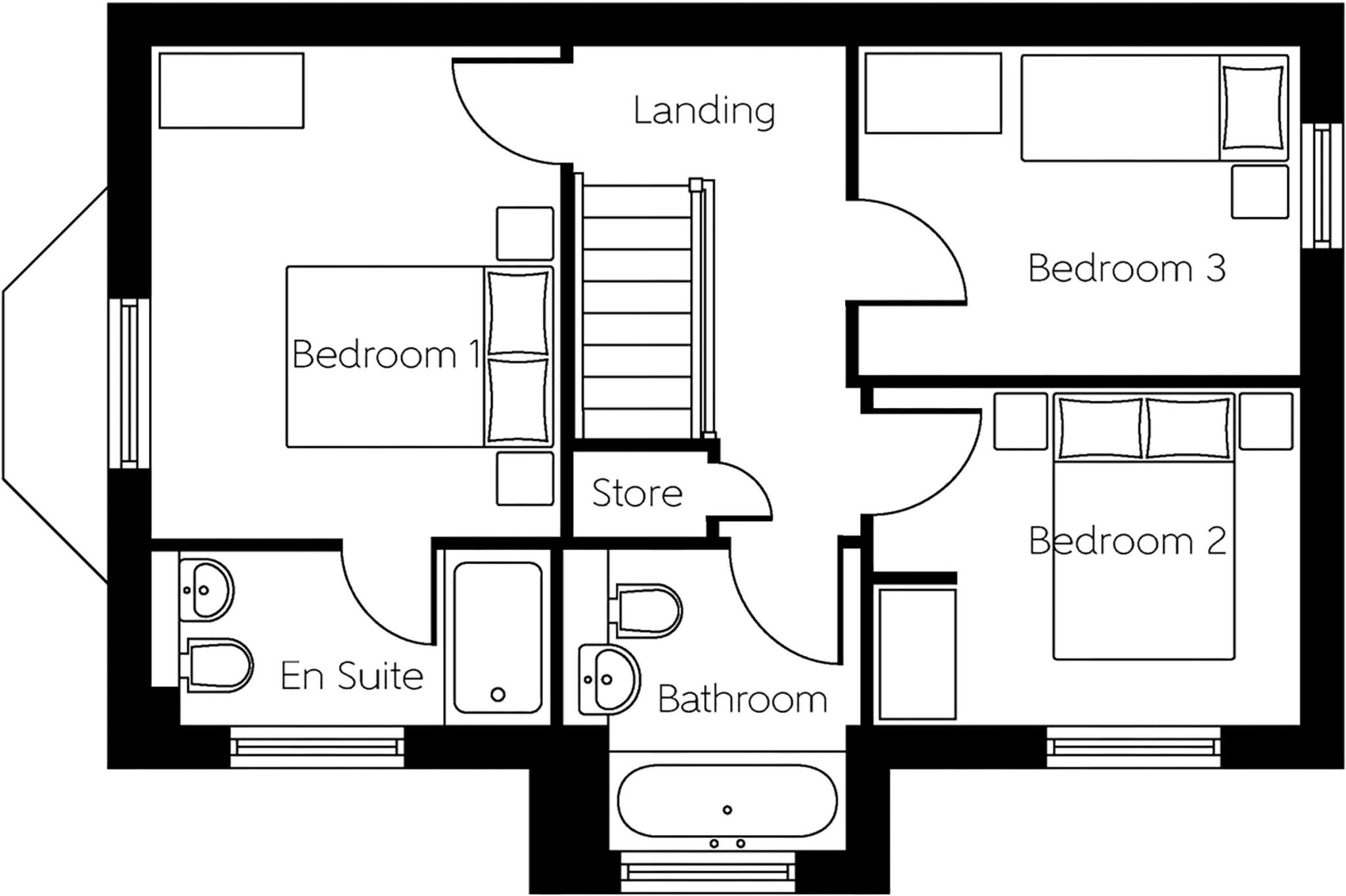 St Oswald's Place
Golborne Road
Winwick
Cheshire
WA2 8BY floorplan