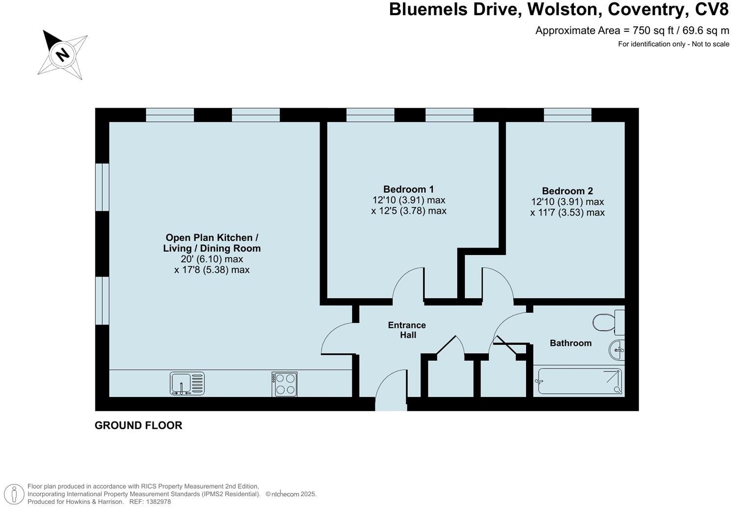 Bluemels Drive, Wolston, Coventry, CV8 floorplan