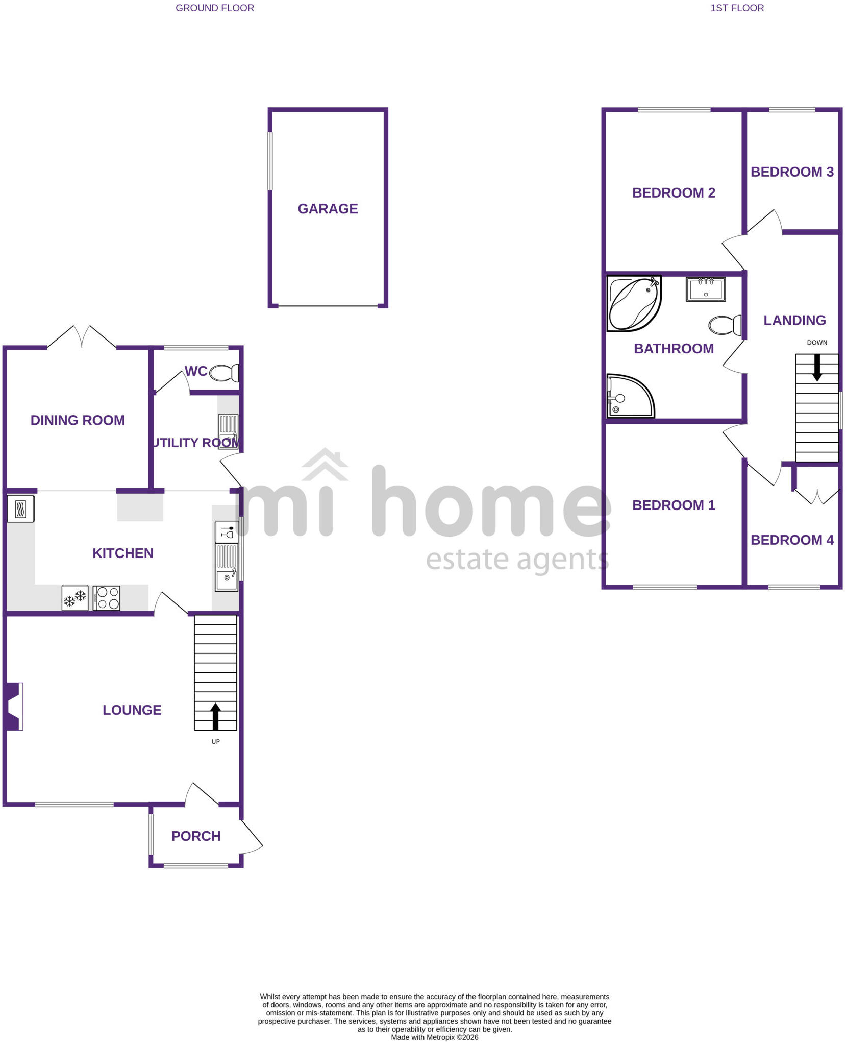 Maple Grove, Warton, Preston, PR4 floorplan