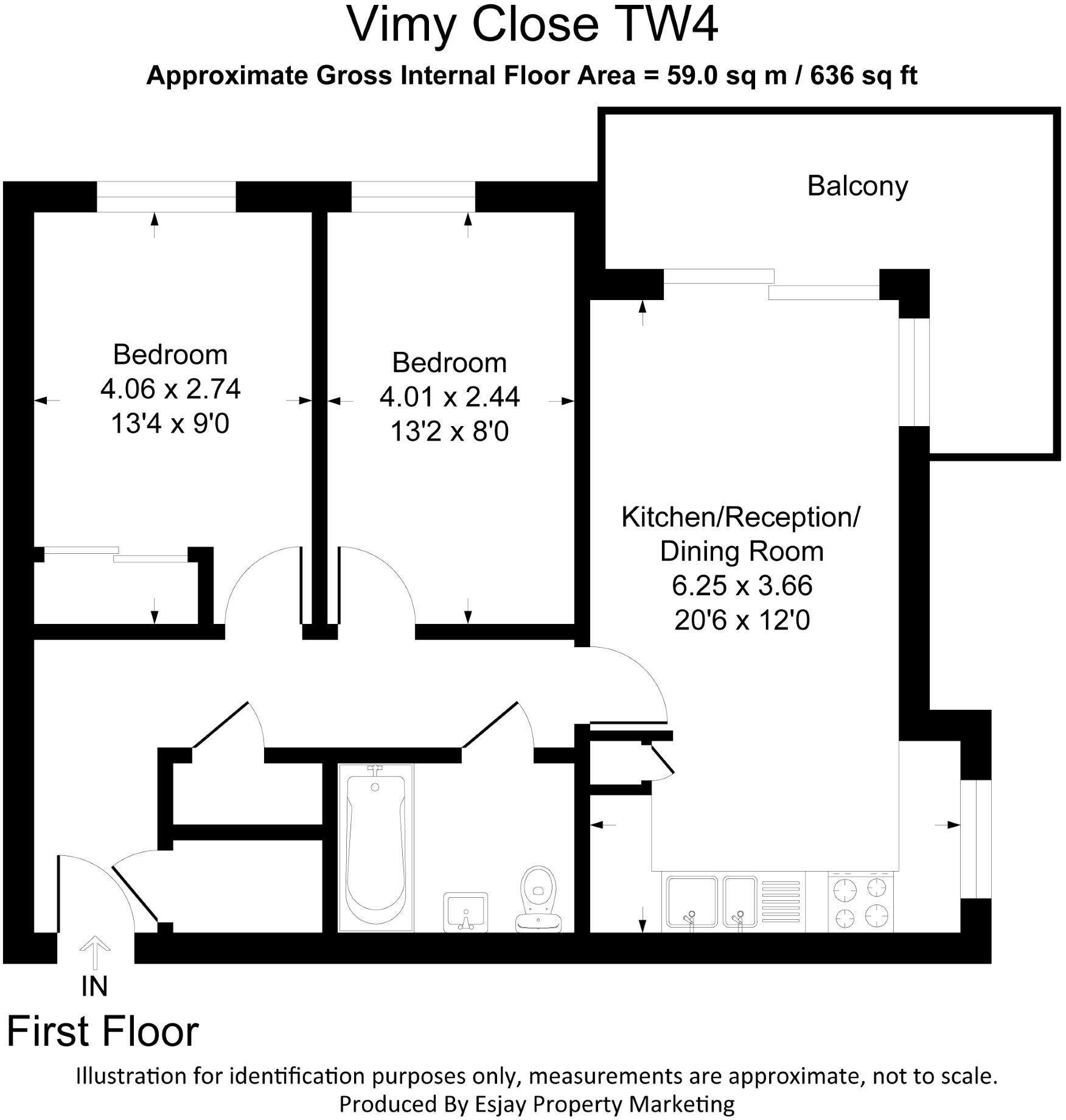 Vimy Close, Hounslow floorplan