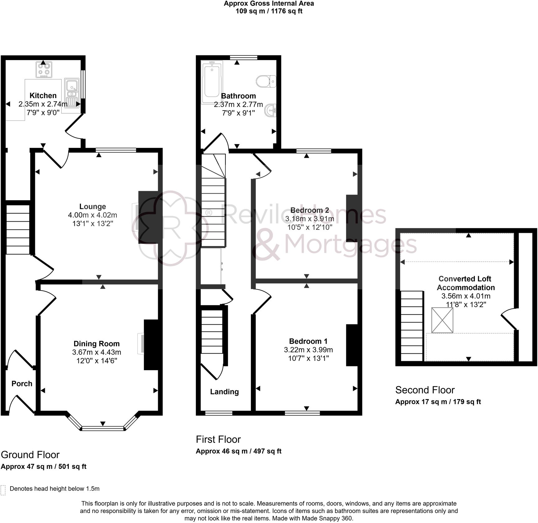 Foxholes Road, Rochdale, OL12 floorplan