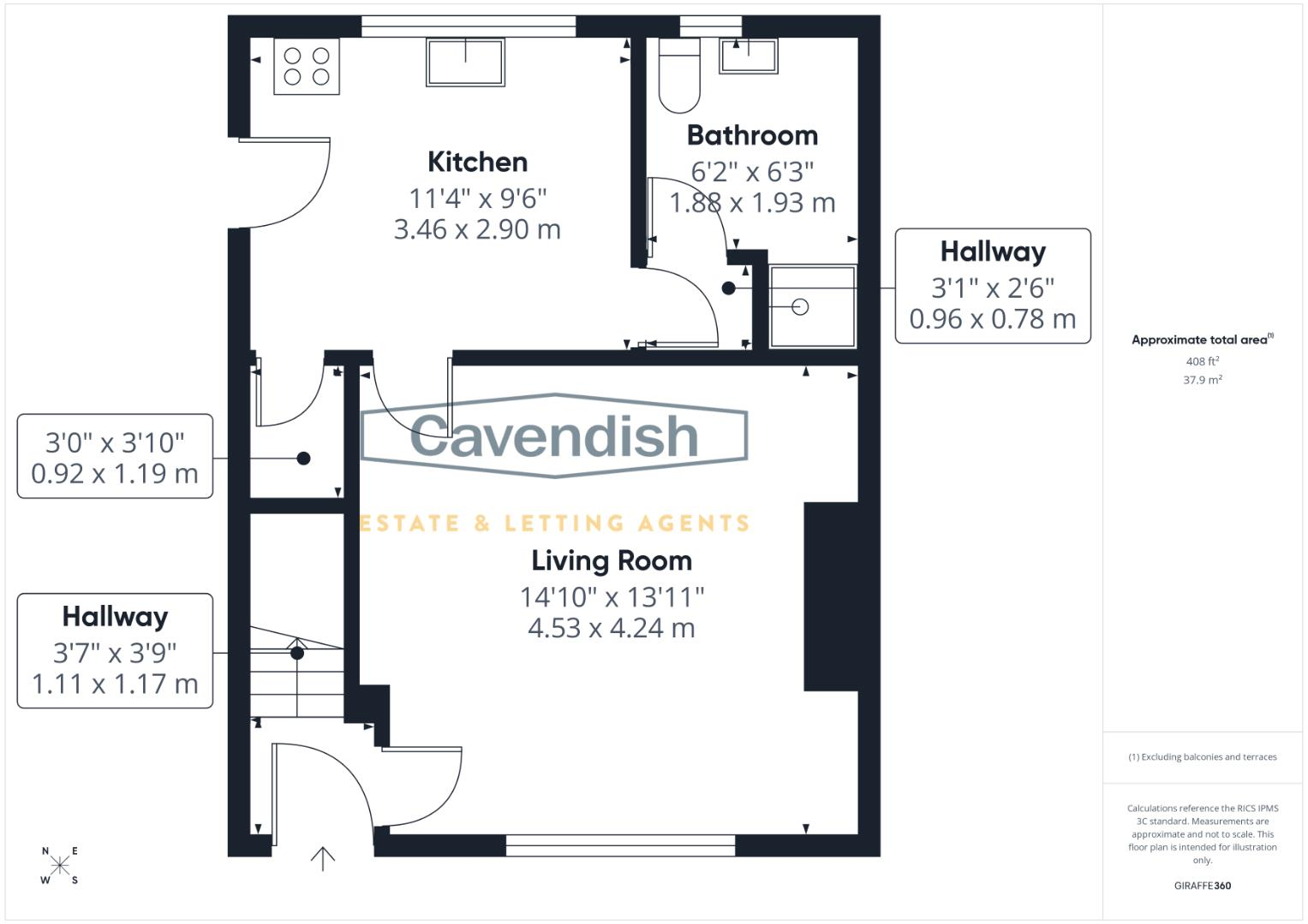 Canol Y Dre, Ruthin floorplan