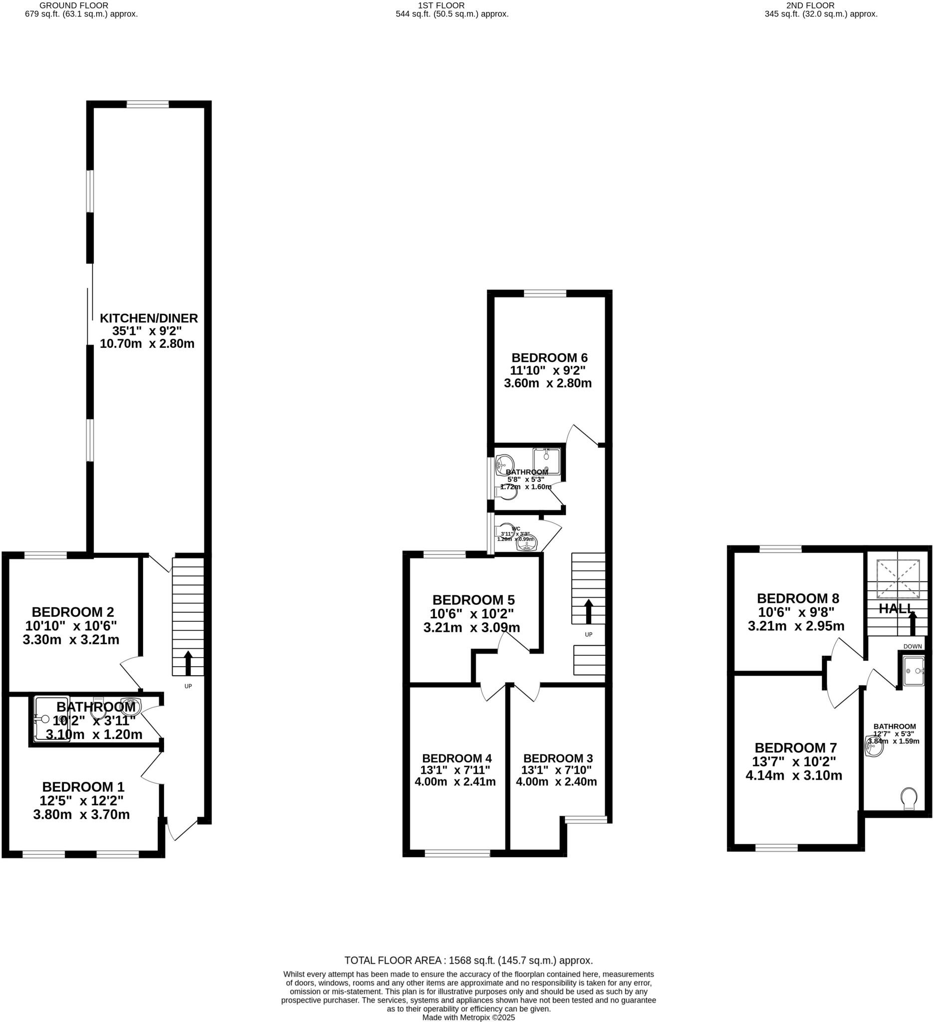Keppoch Street, , Cardiff floorplan
