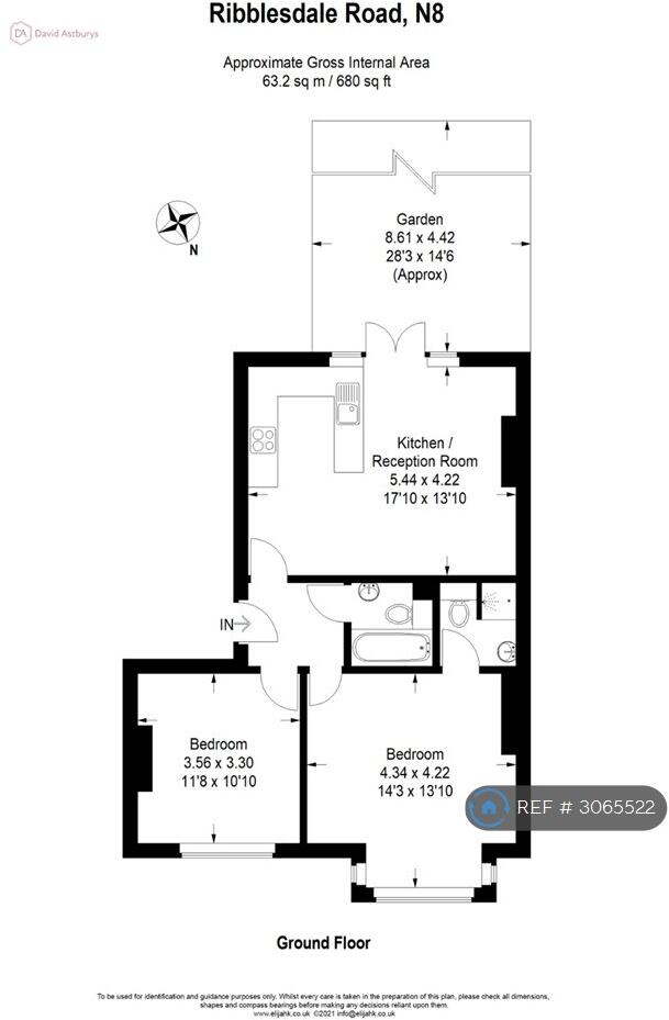 Ribblesdale Road, London, N8 floorplan