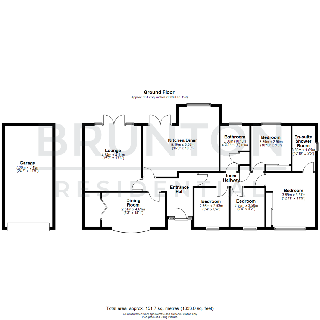 Highfield, Swarland, Morpeth, NE65 floorplan
