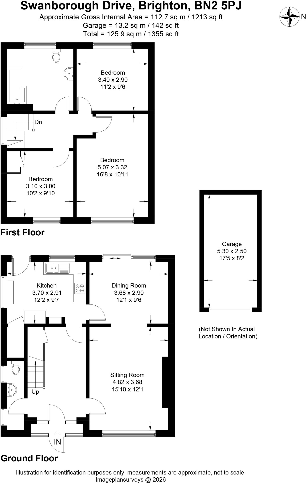 Swanborough Drive, Brighton, BN2 5PJ floorplan