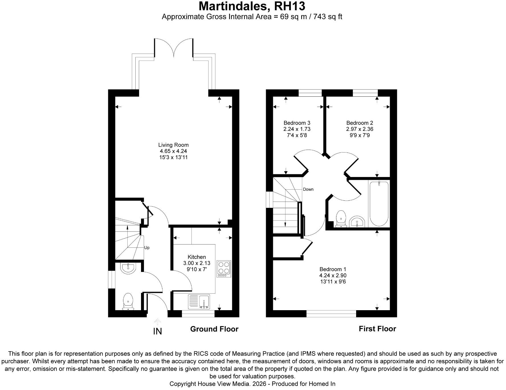 Martindales RH13 floorplan