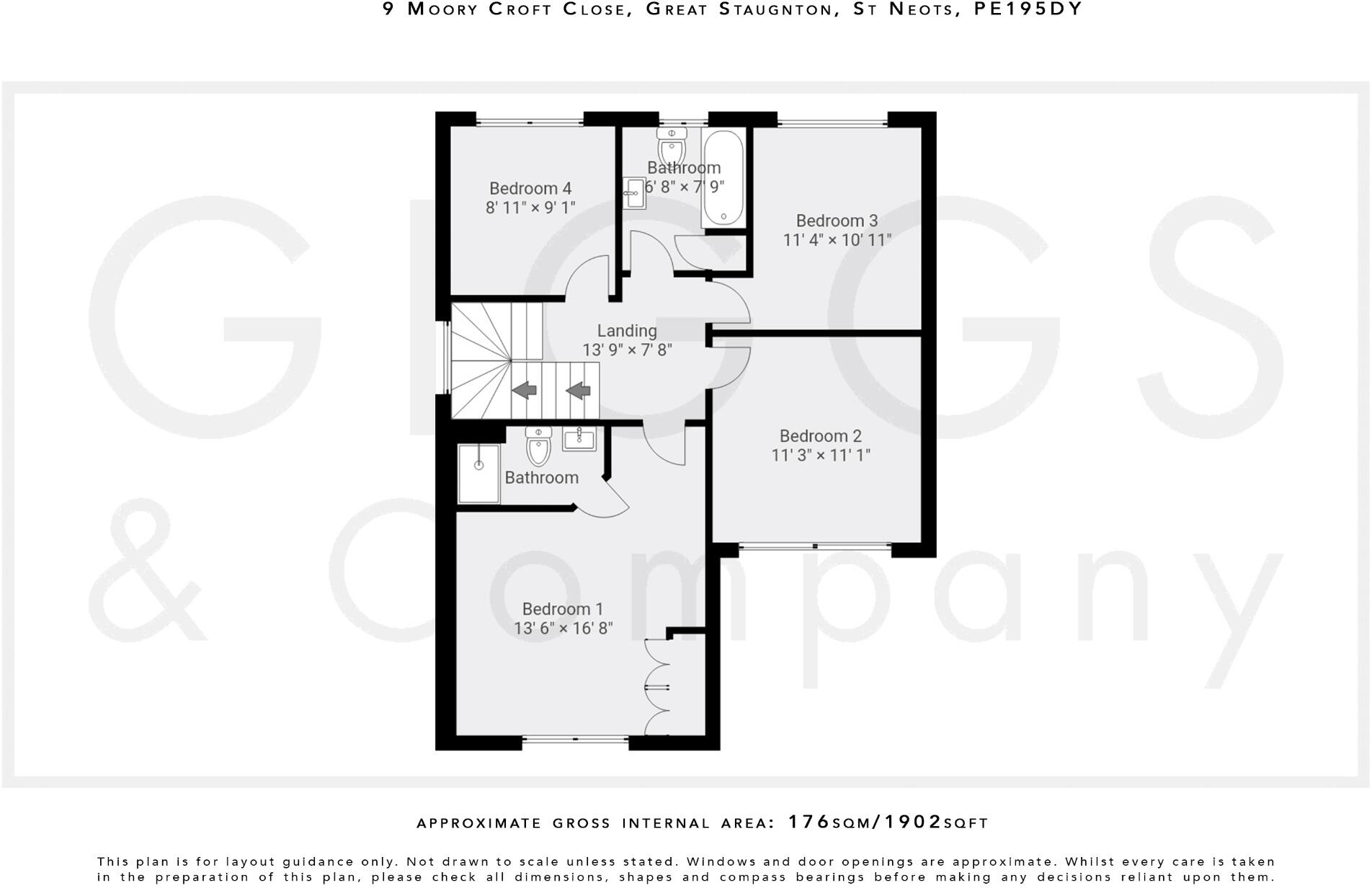 Moory Croft Close, Great Staughton, St. Neots, Cambridgeshire, PE19 5DY floorplan