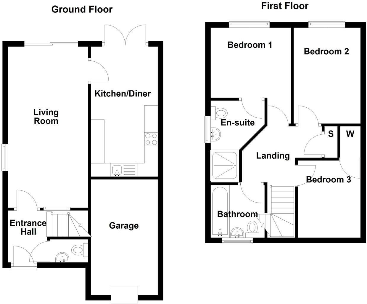 Bluebell Close, Biddulph, Staffordshire Moorlands floorplan