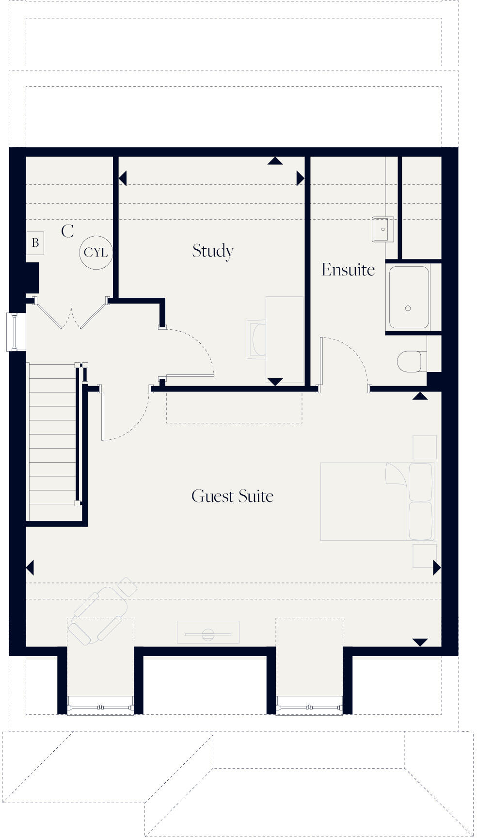 The Draper, Kings Green, Hall Lane, RM14 floorplan
