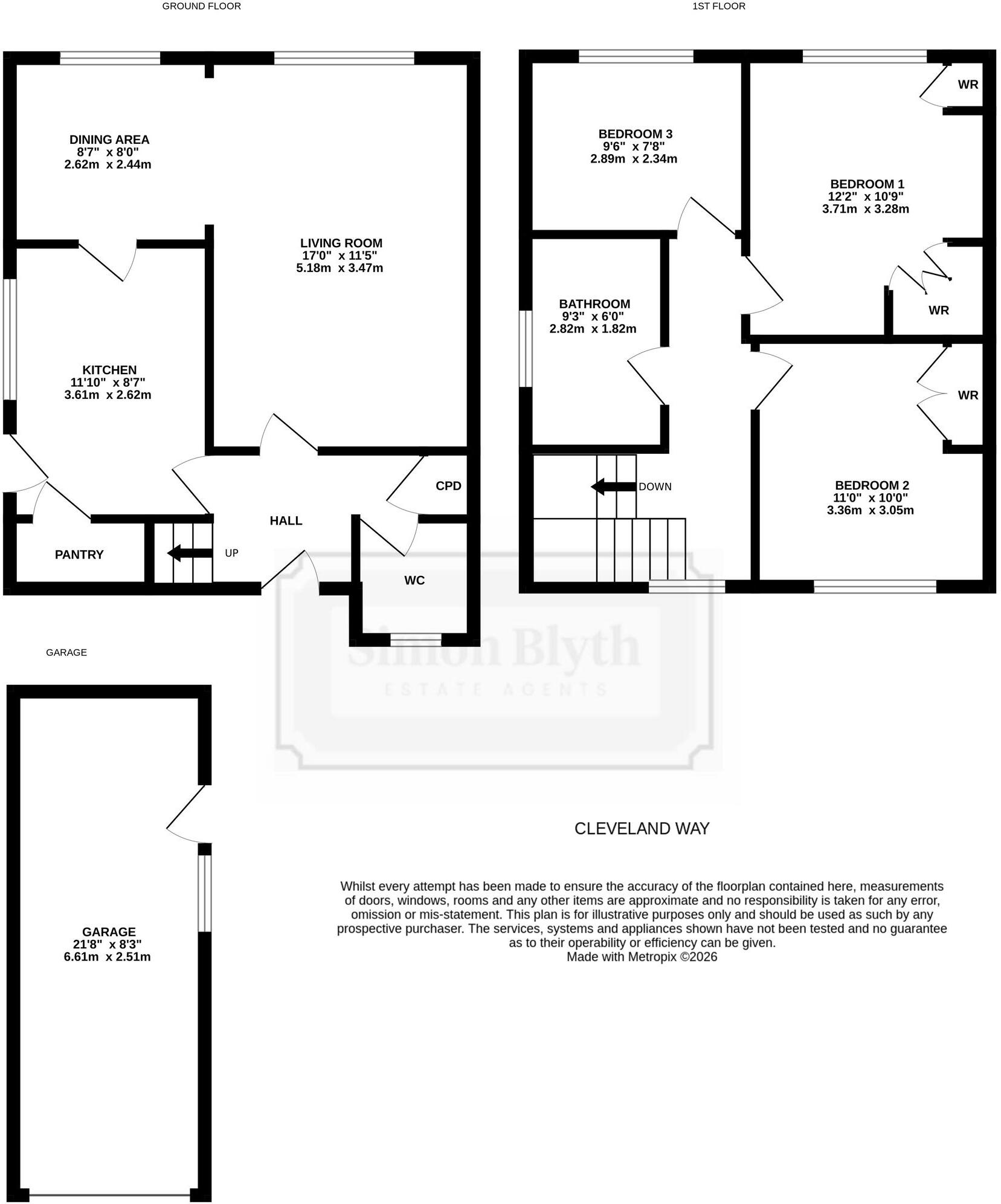 Cleveland Way, Shelley, HD8 floorplan