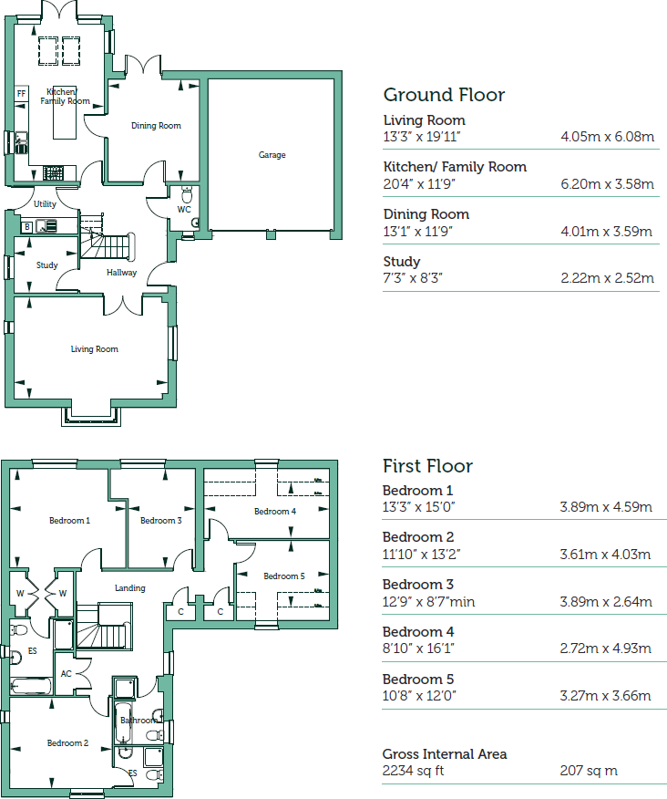 Greenfields Road, East Dereham, NR20 3TE floorplan