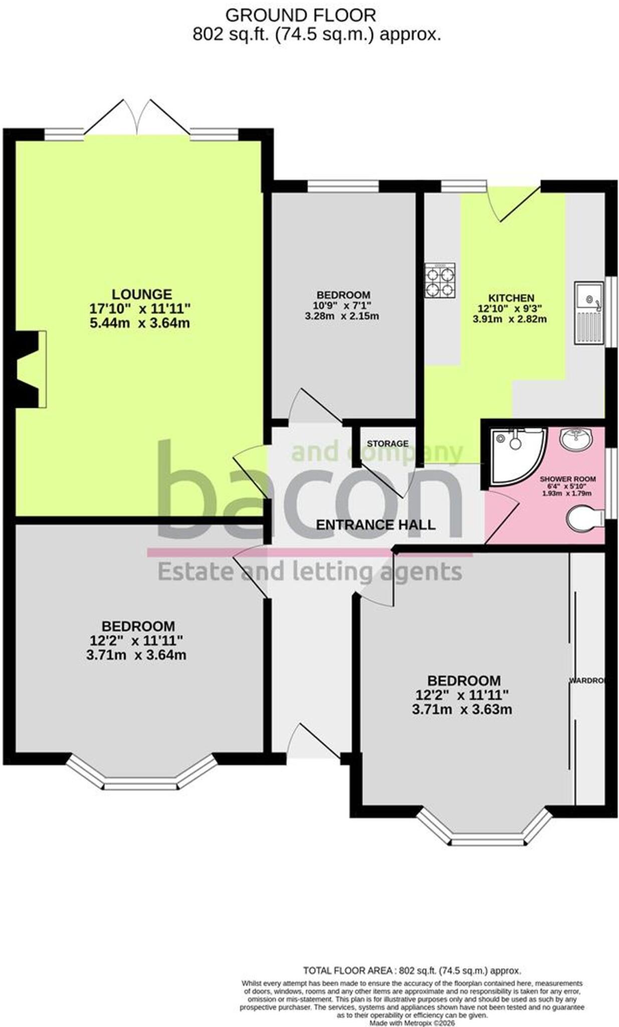 Saxony Road, Worthing, BN14 floorplan