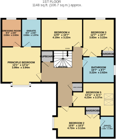 Redwood Road, Eden Park, Rugby, CV21 floorplan