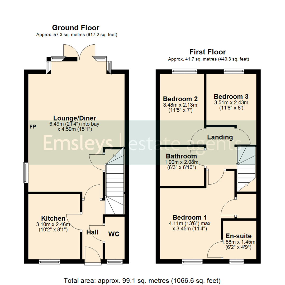 Hawker Grange, Church Fenton floorplan